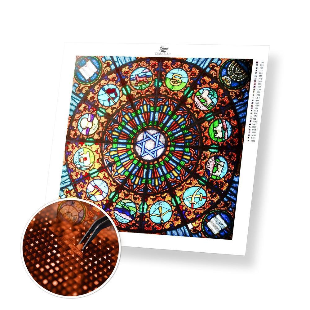 Stained Glass Art & Crystals Painting Kit