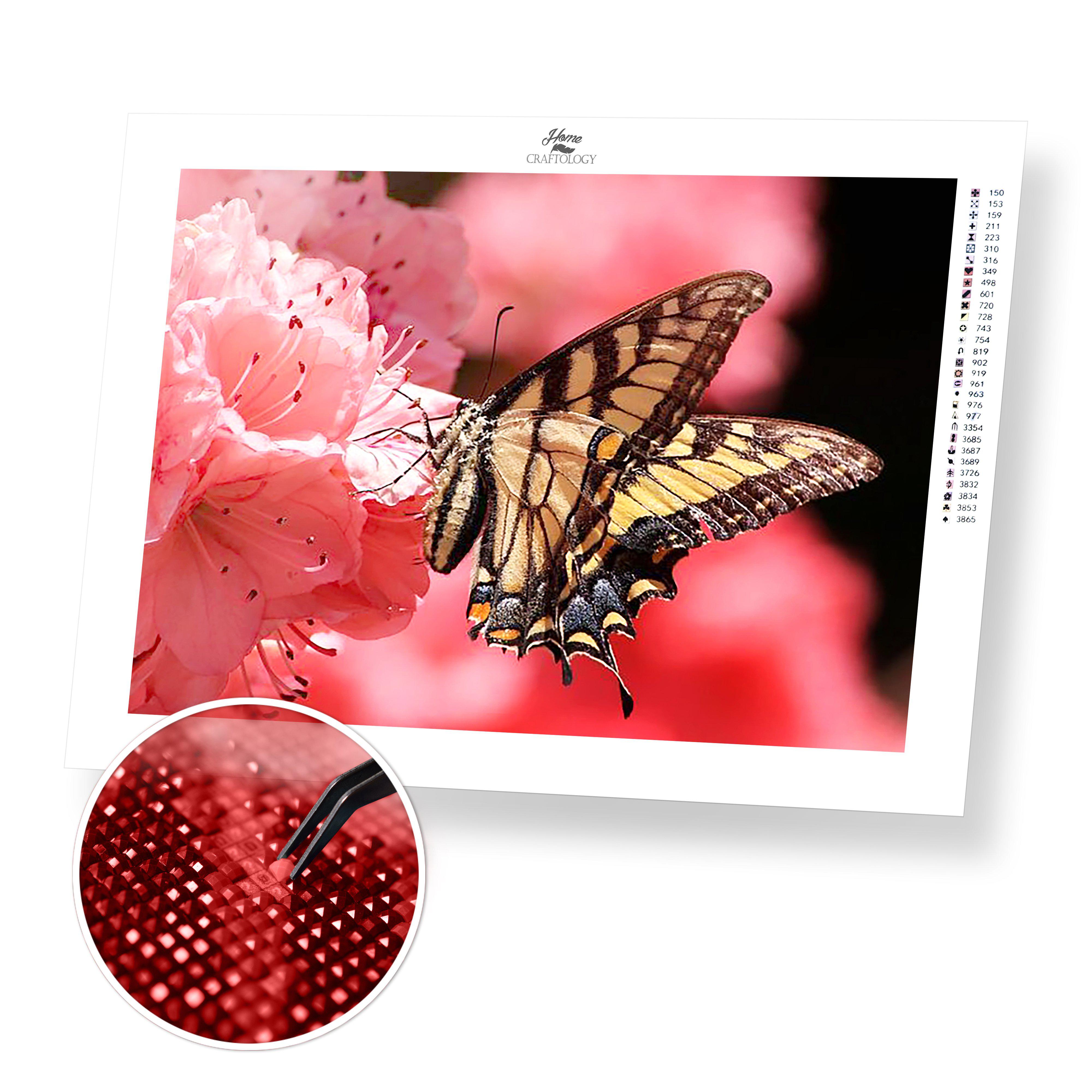 Home Craftology Butterflies - Diamond Painting Keychain