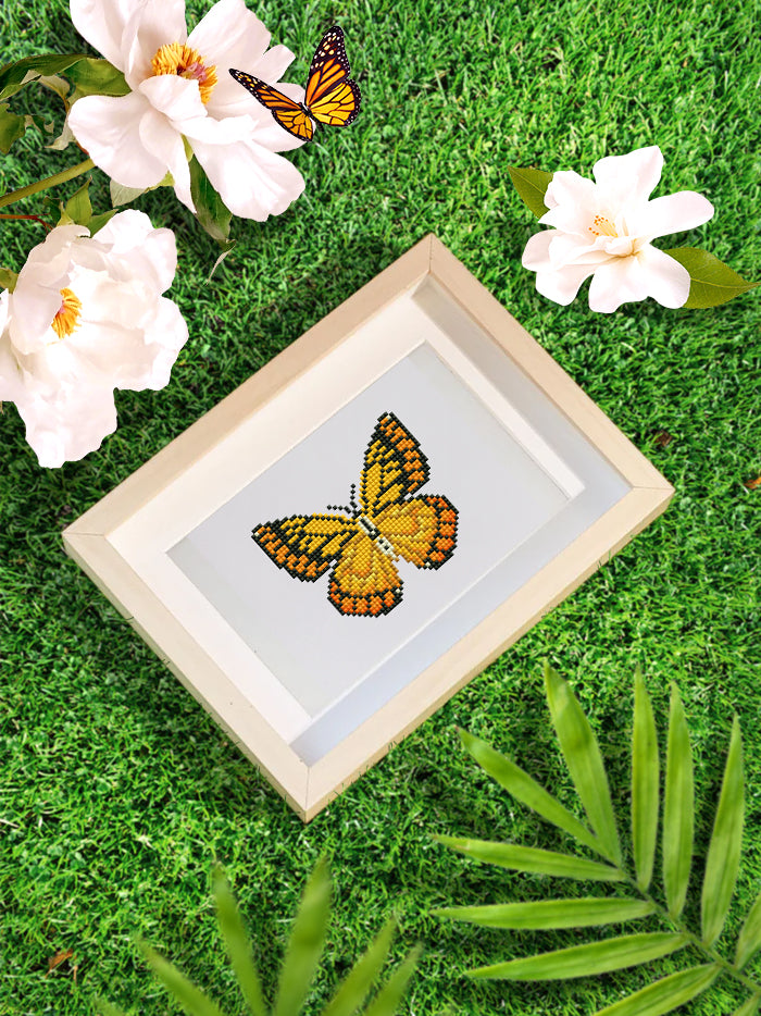 Set of 12 Butterflies - Mini Diamond Painting Kits