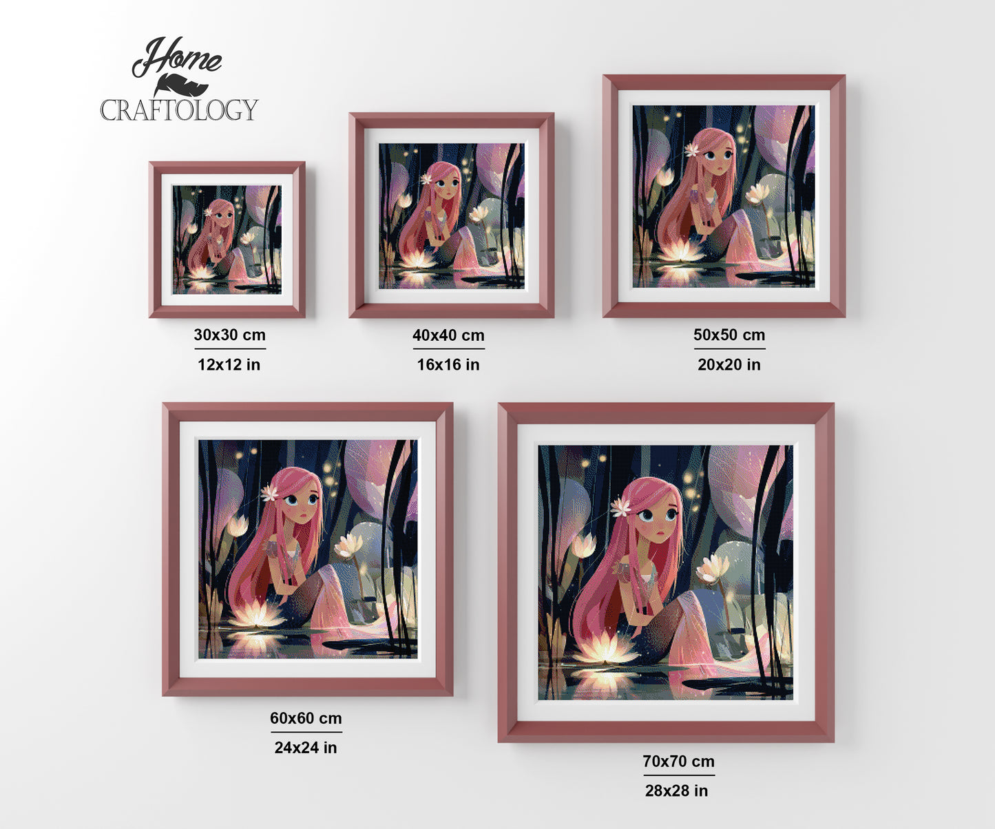 Moonlit Mermaid - Exclusive Premium Diamond Painting Kit