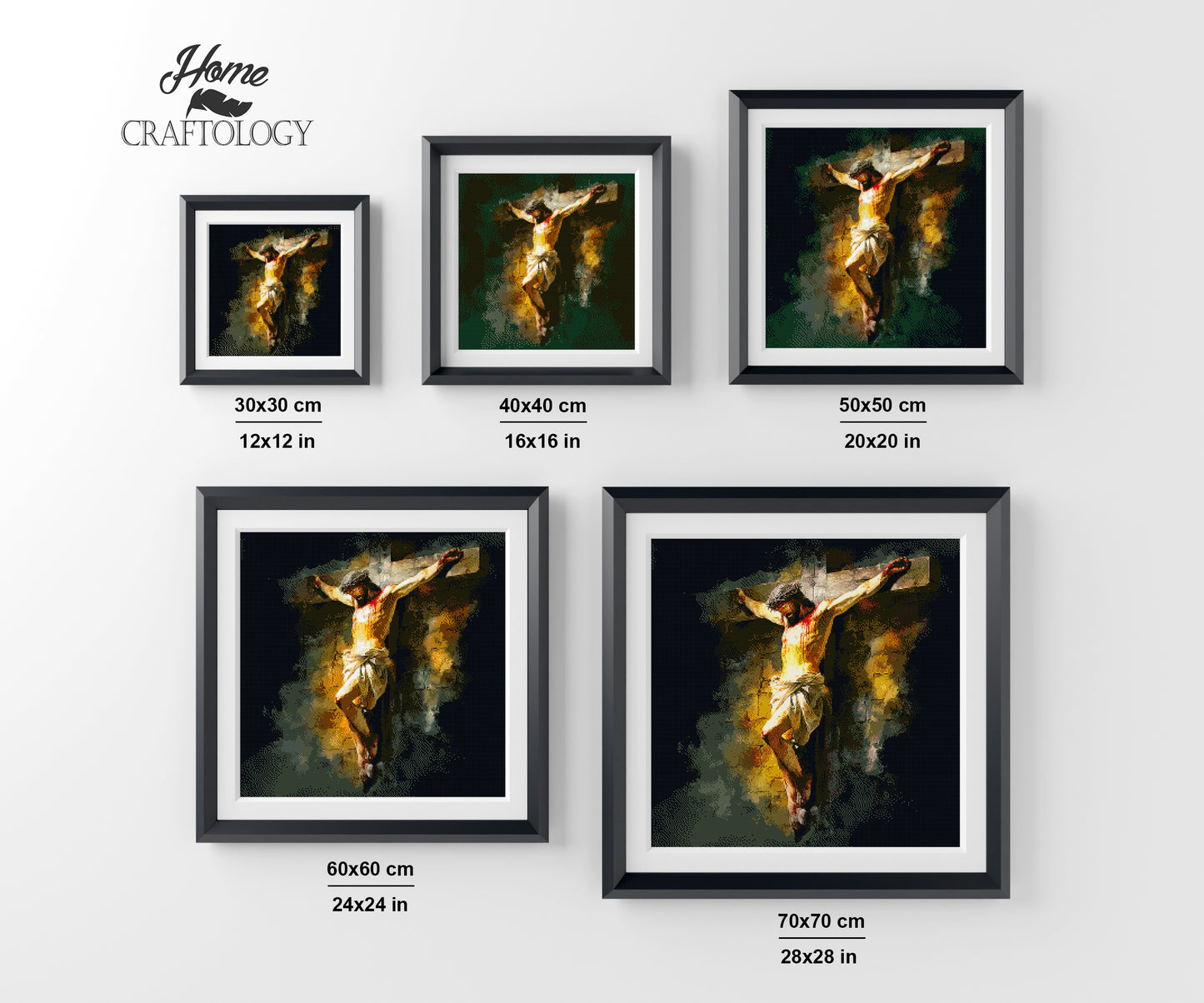 Jesus on the Cross - Exclusive Premium Diamond Painting Kit