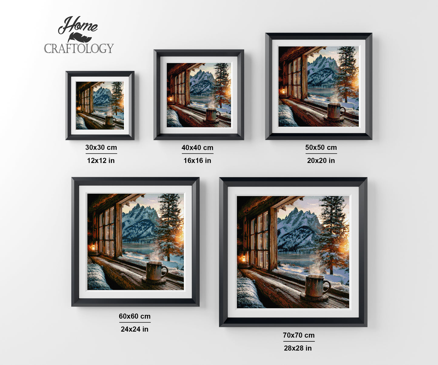 Alpine Glow Window - Time Limited Exclusive Diamond Painting Kit