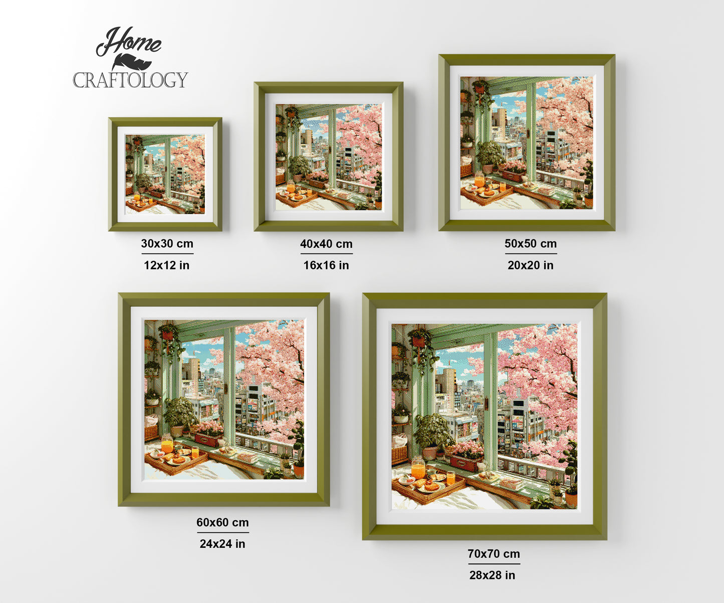 Blossoms and Breakfast by the Window - Time Limited Exclusive Diamond Painting Kit