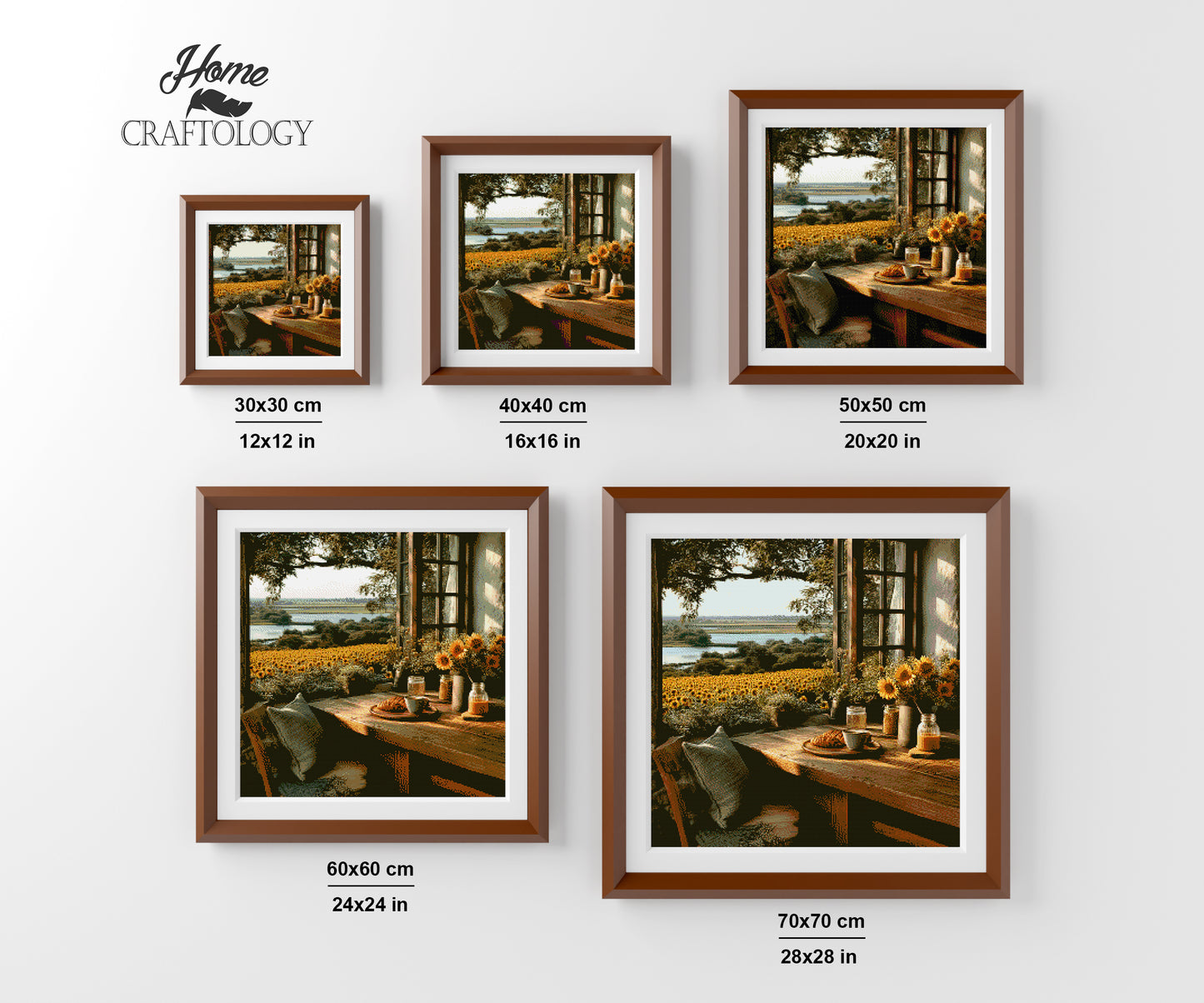 Countryside Window Bloom - Time Limited Exclusive Diamond Painting Kit