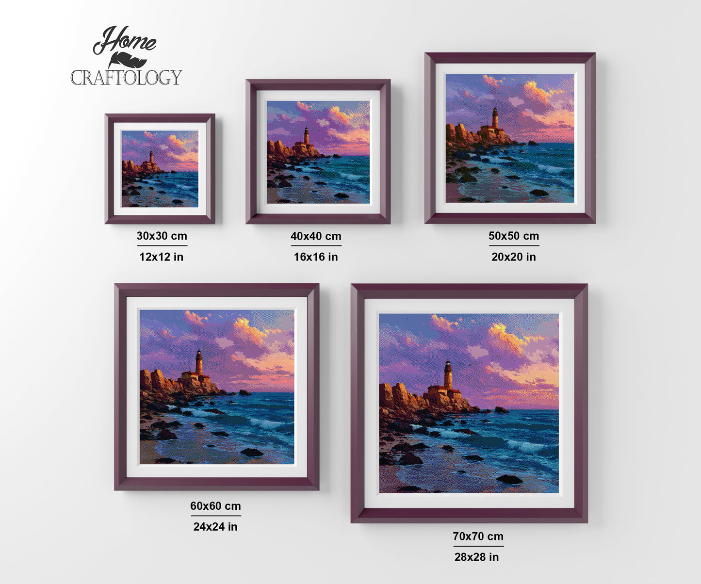 Evening by the Waves - Time Limited Exclusive Diamond Painting Kit