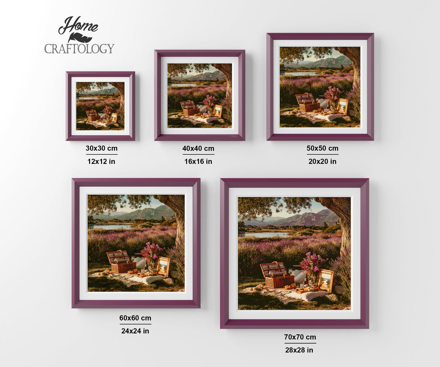 Lavender Picnic - Time Limited Exclusive Diamond Painting Kit