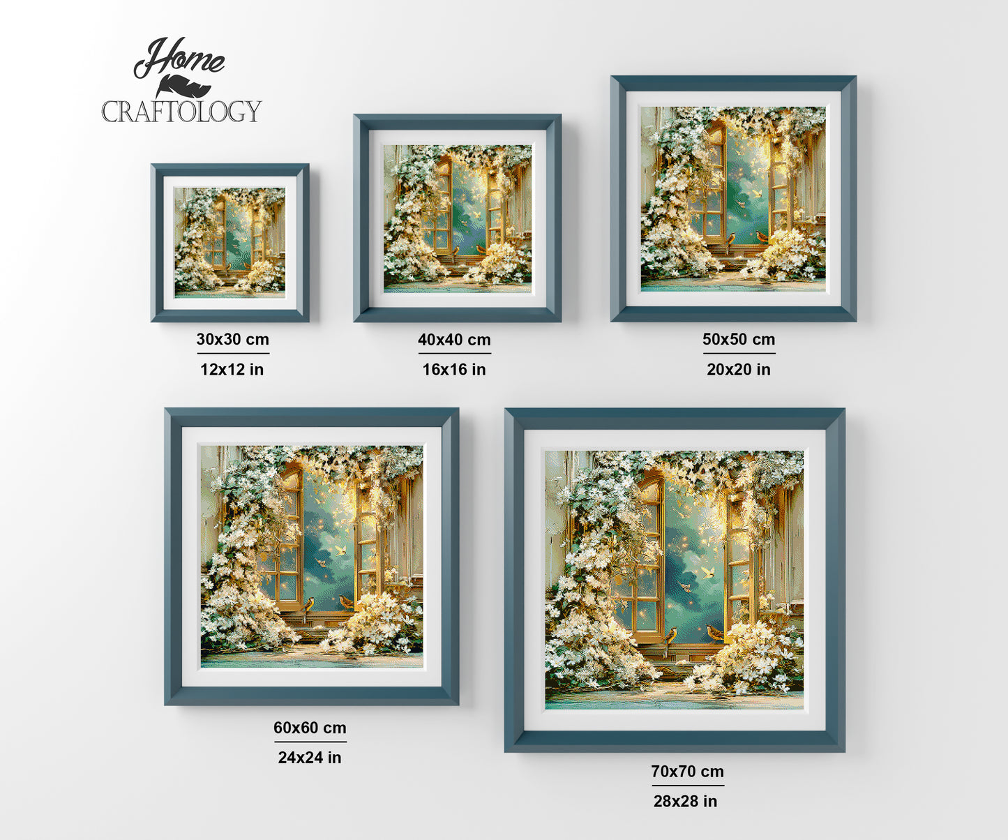 Moonlit Jasmine and Nightingales’ Song - Time Limited Exclusive Diamond Painting Kit