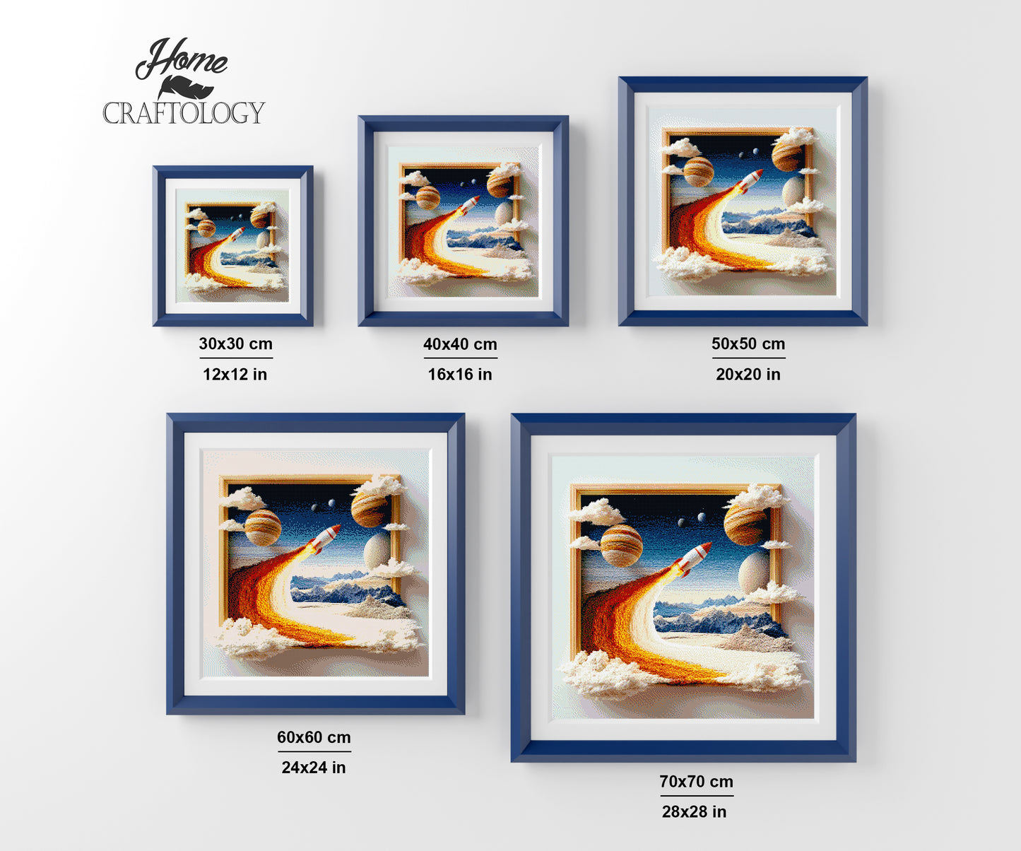 Rocket Into the Stars - Time Limited Exclusive Diamond Painting Kit