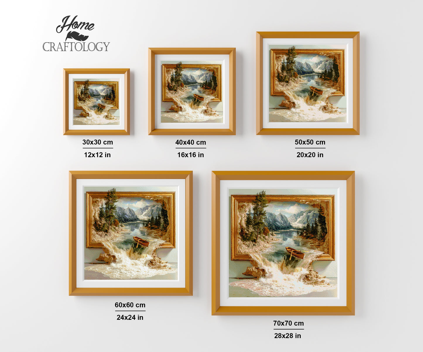 Rowing Into Reality - Time Limited Exclusive Diamond Painting Kit