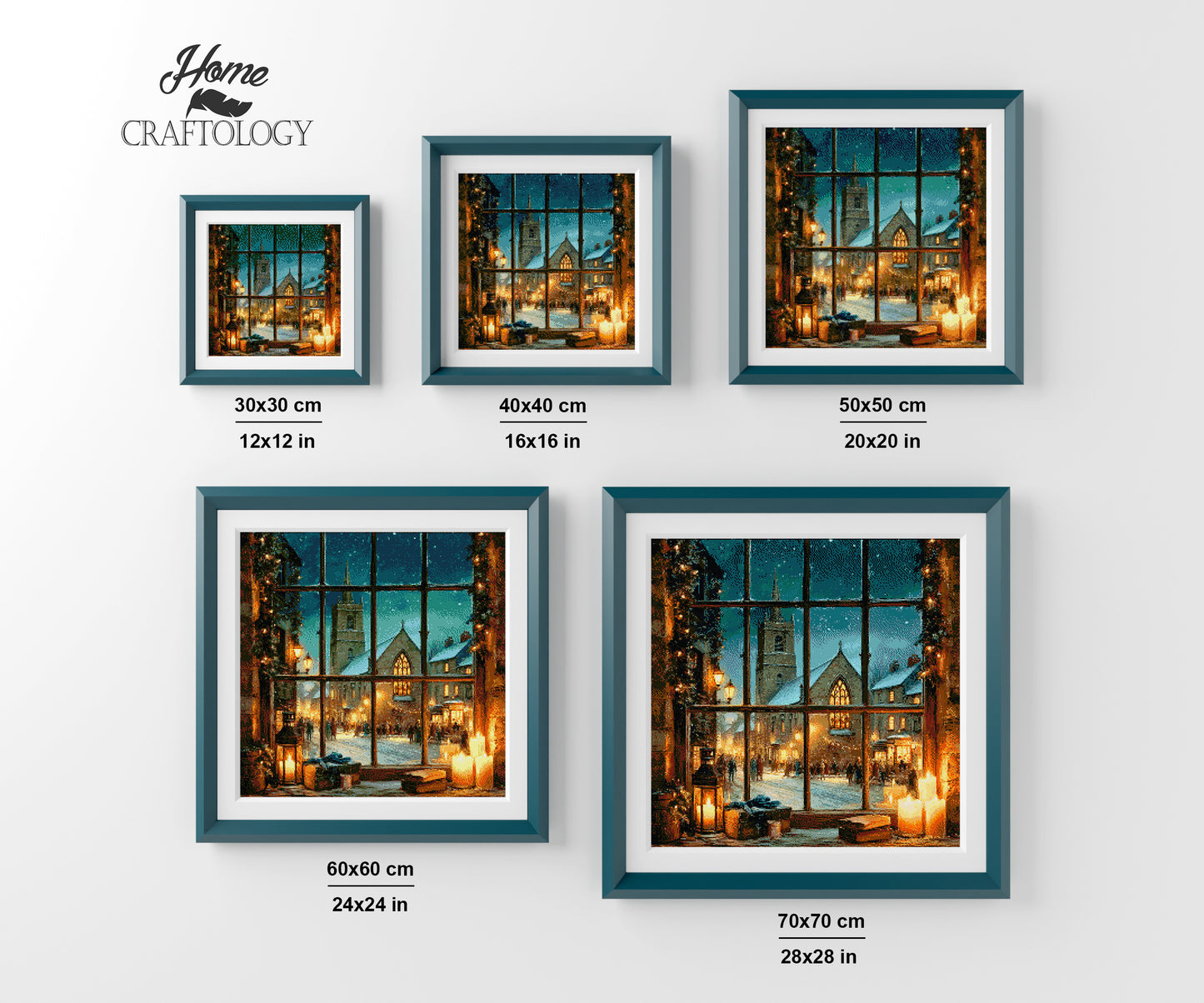 Chapel Bells on Christmas Eve - Time Limited Exclusive Diamond Painting Kit