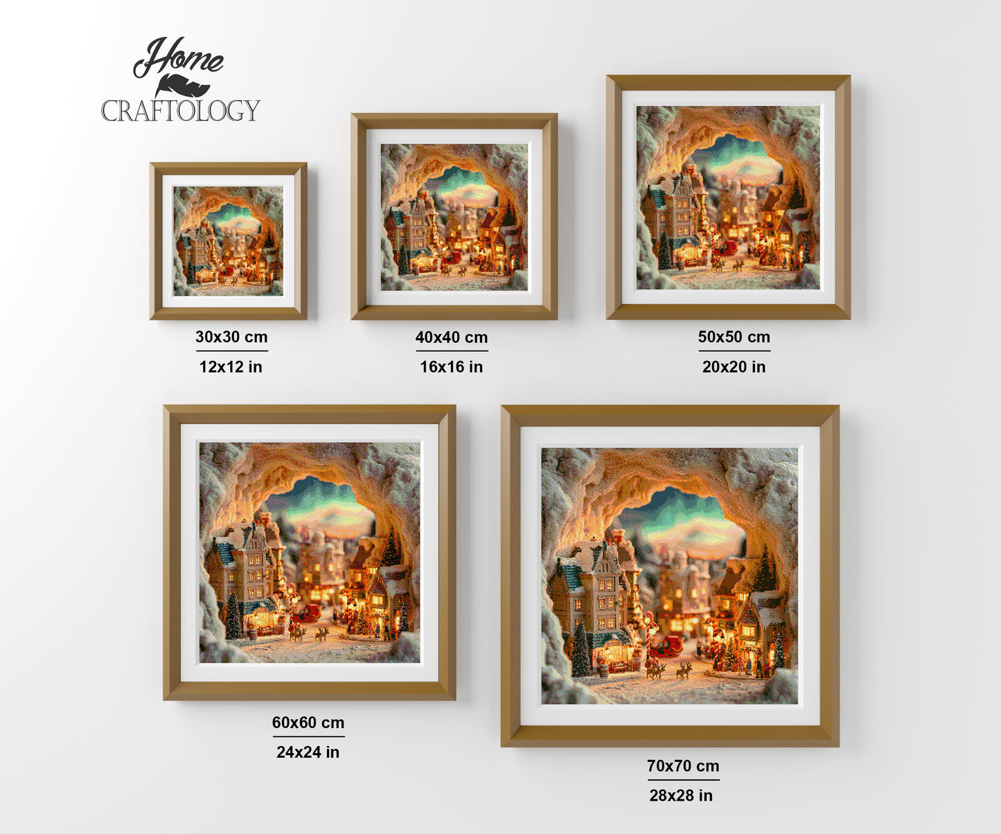 North Pole Toy Scene - Time Limited Exclusive Diamond Painting Kit