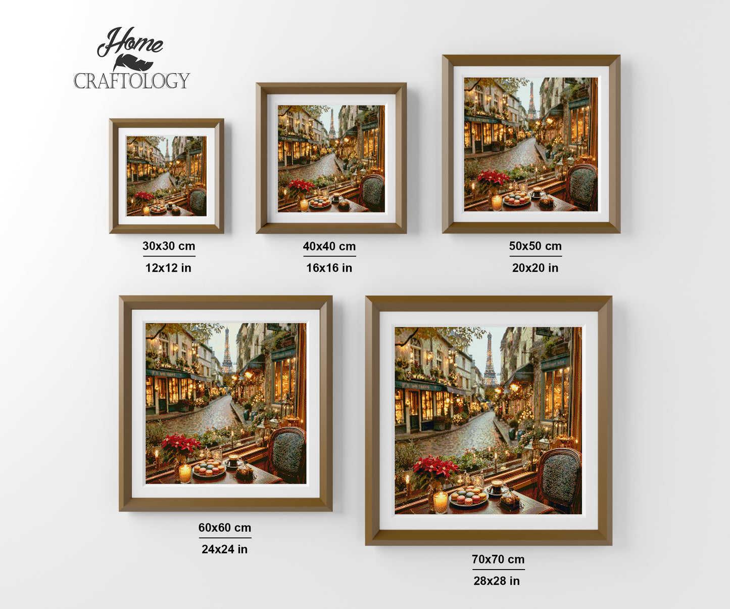 Parisian Christmas Window - Time Limited Exclusive Diamond Painting Kit