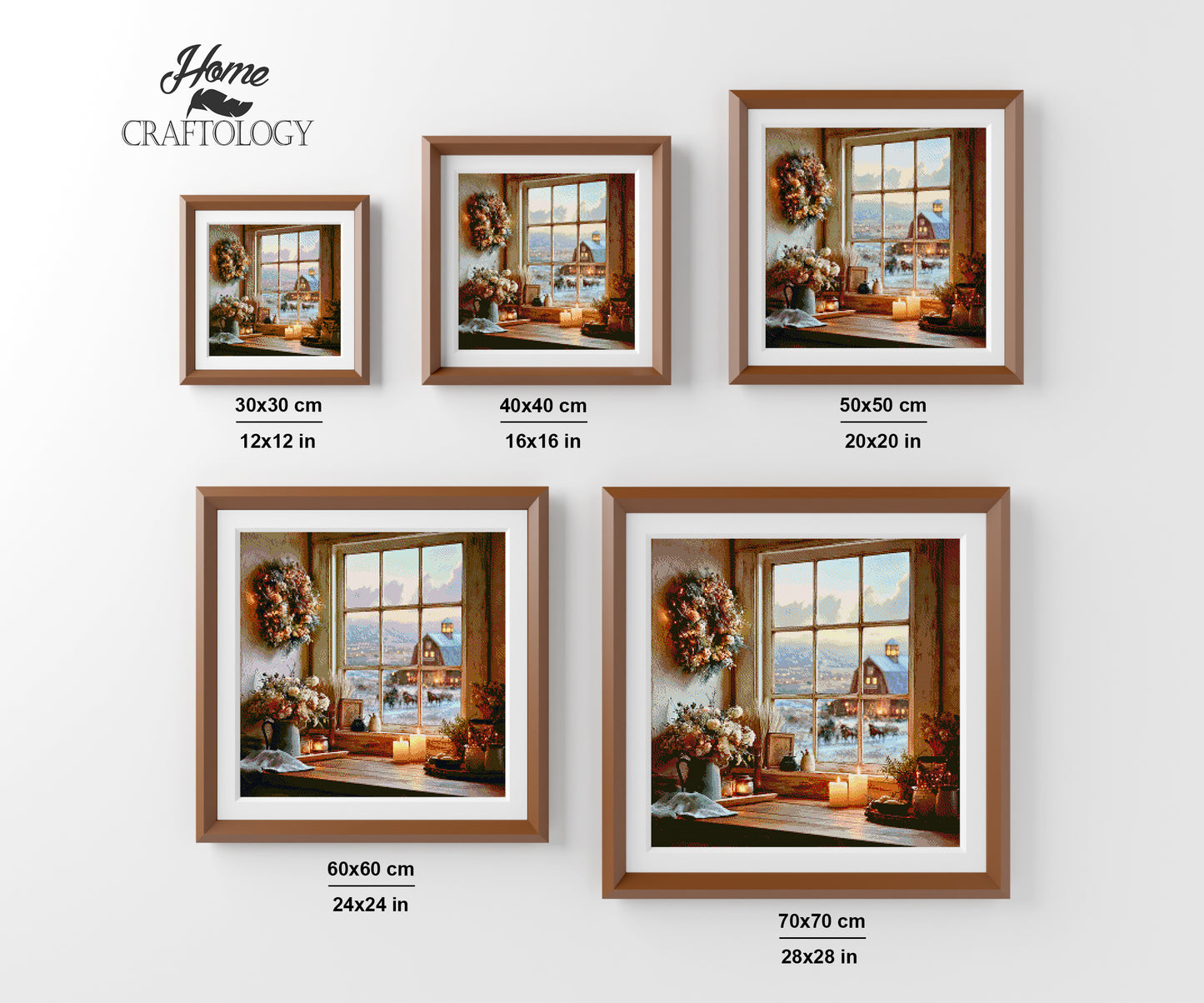 Rustic Farmhouse Christmas - Time Limited Exclusive Diamond Painting Kit