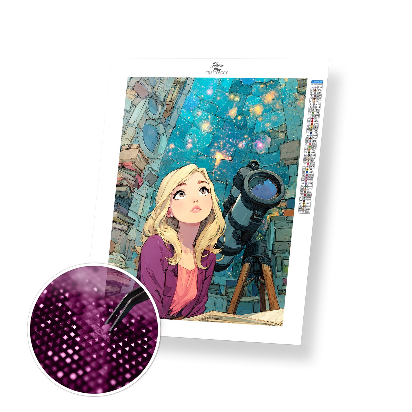 Eyes on the Universe - Exclusive Premium Diamond Painting Kit