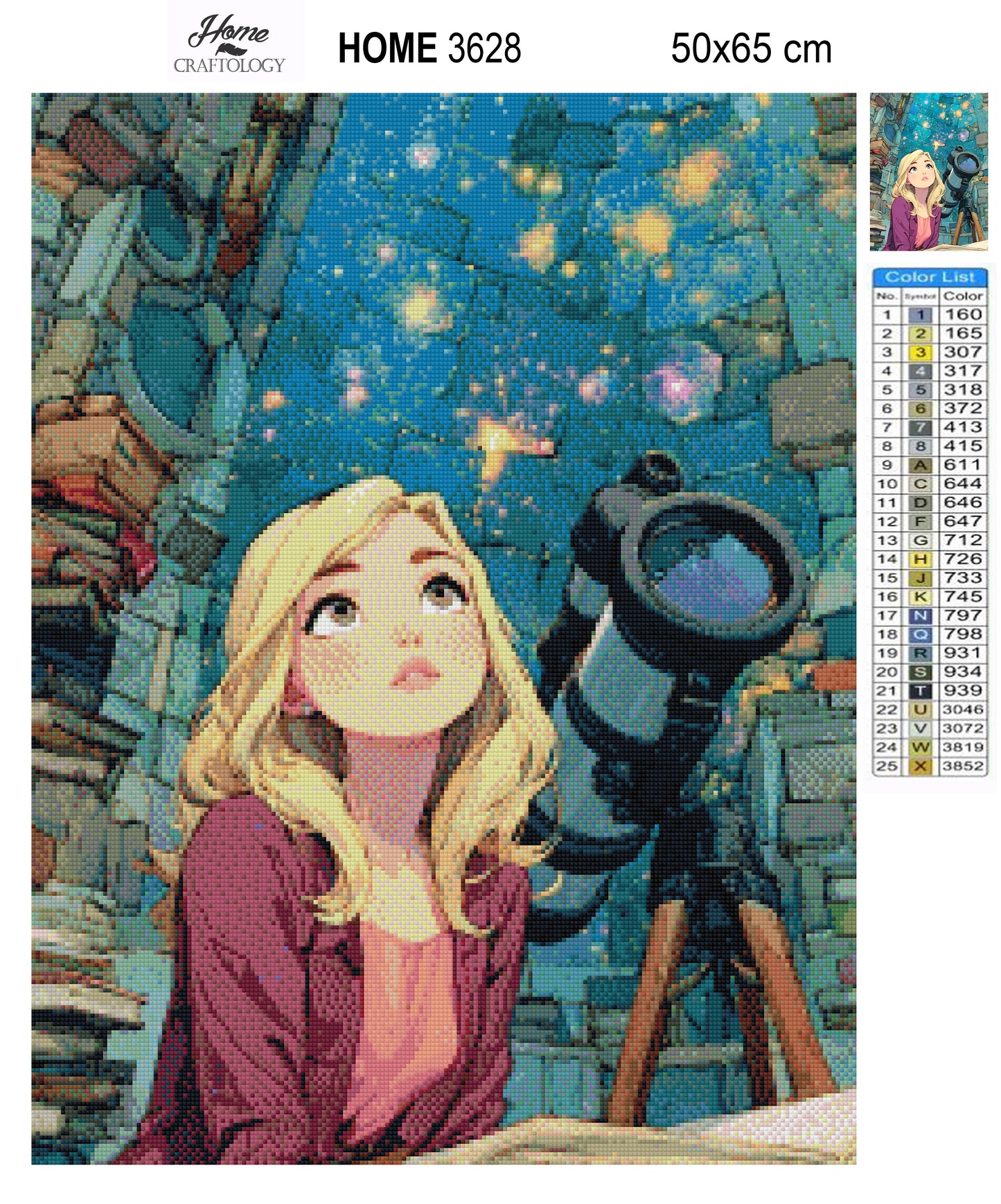 Eyes on the Universe - Exclusive Premium Diamond Painting Kit