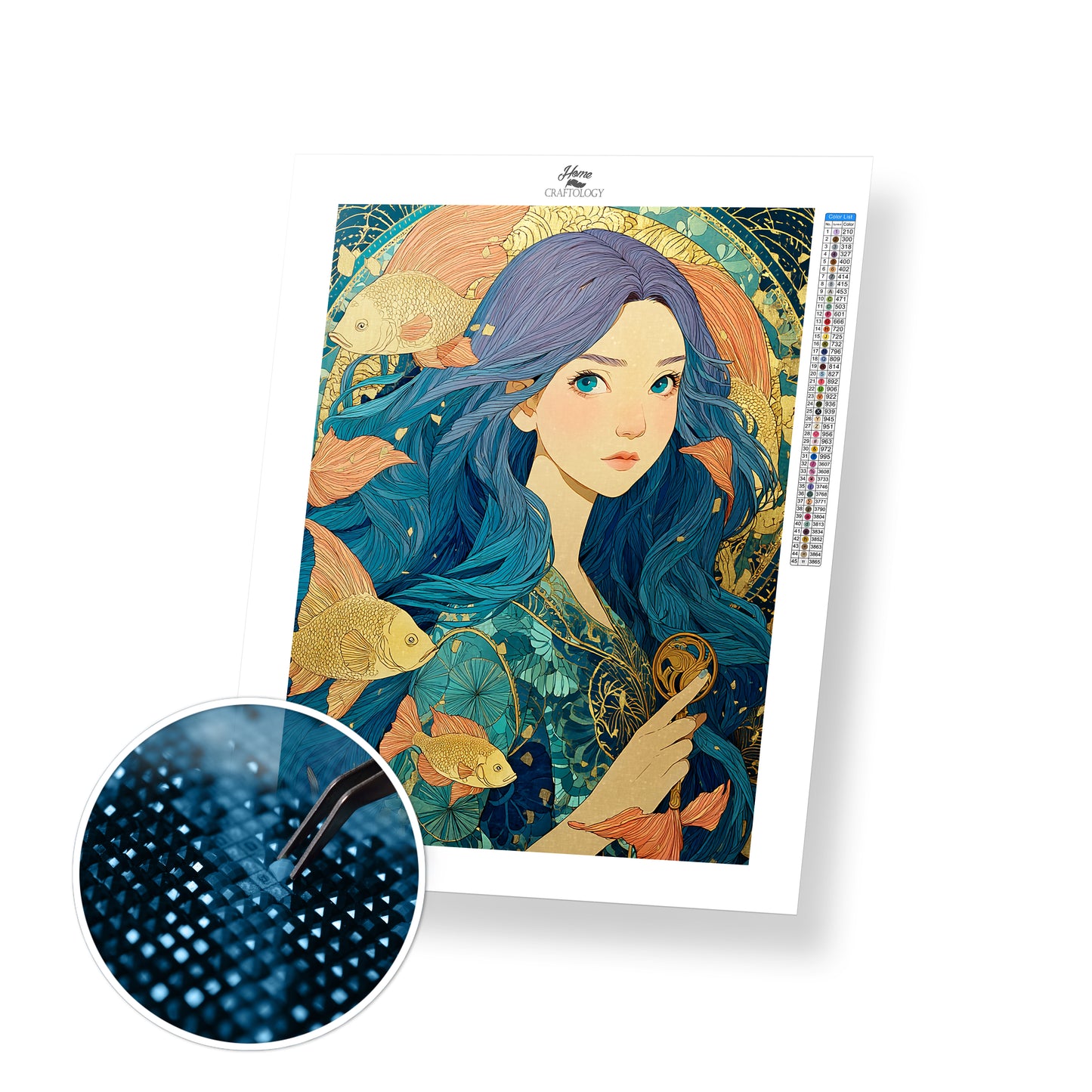 Luna of the Tides - Exclusive Premium Diamond Painting Kit