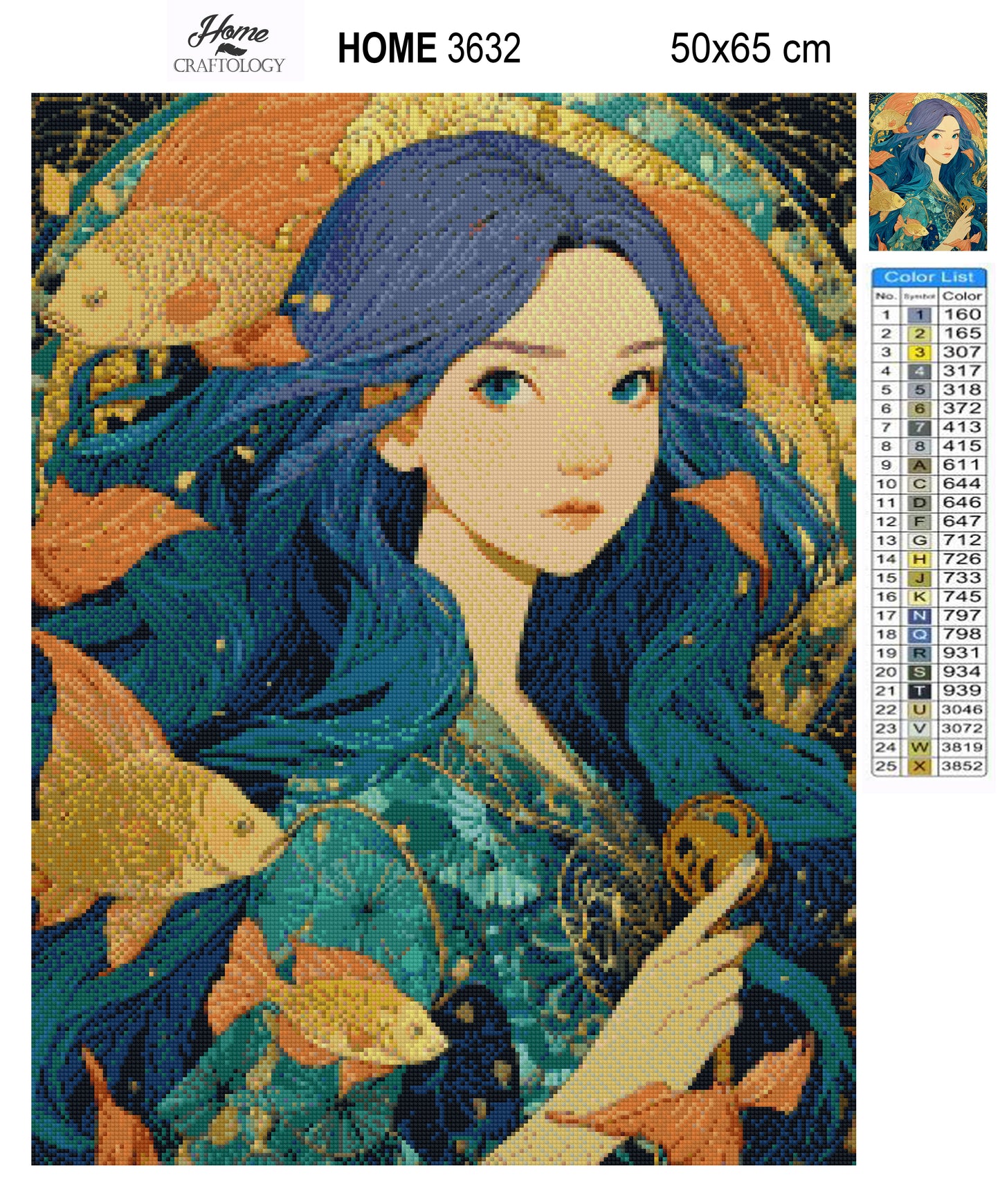 Luna of the Tides - Exclusive Premium Diamond Painting Kit