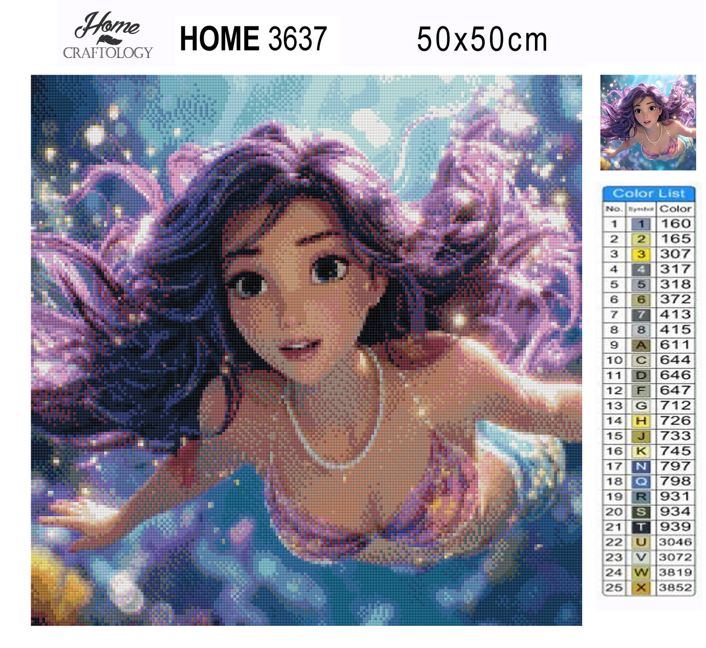Song of the Sea - Exclusive Premium Diamond Painting Kit