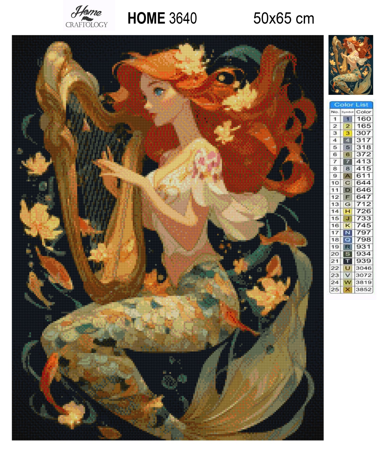 The Siren's Song - Exclusive Premium Diamond Painting Kit