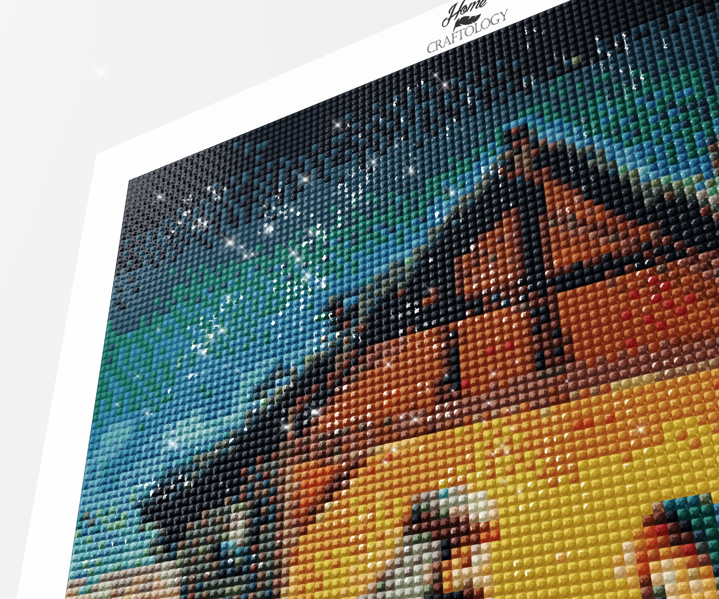 Birth of Jesus in a Manger - Exclusive Premium Diamond Painting Kit