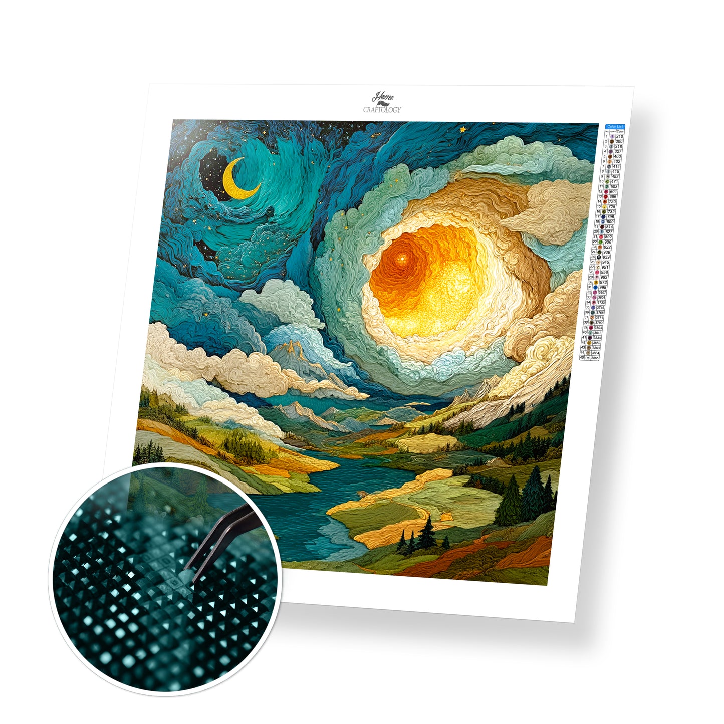 The Creation of the World - Exclusive Premium Diamond Painting Kit