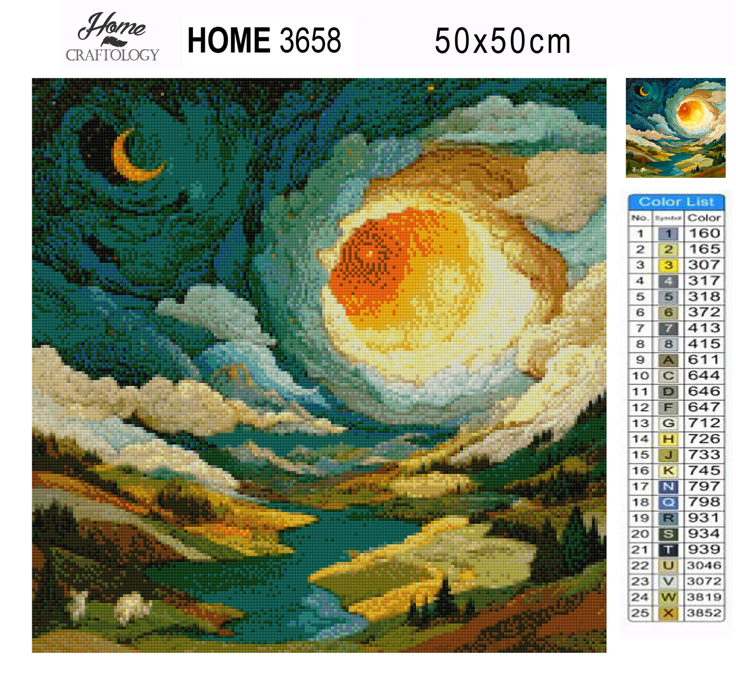 The Creation of the World - Exclusive Premium Diamond Painting Kit
