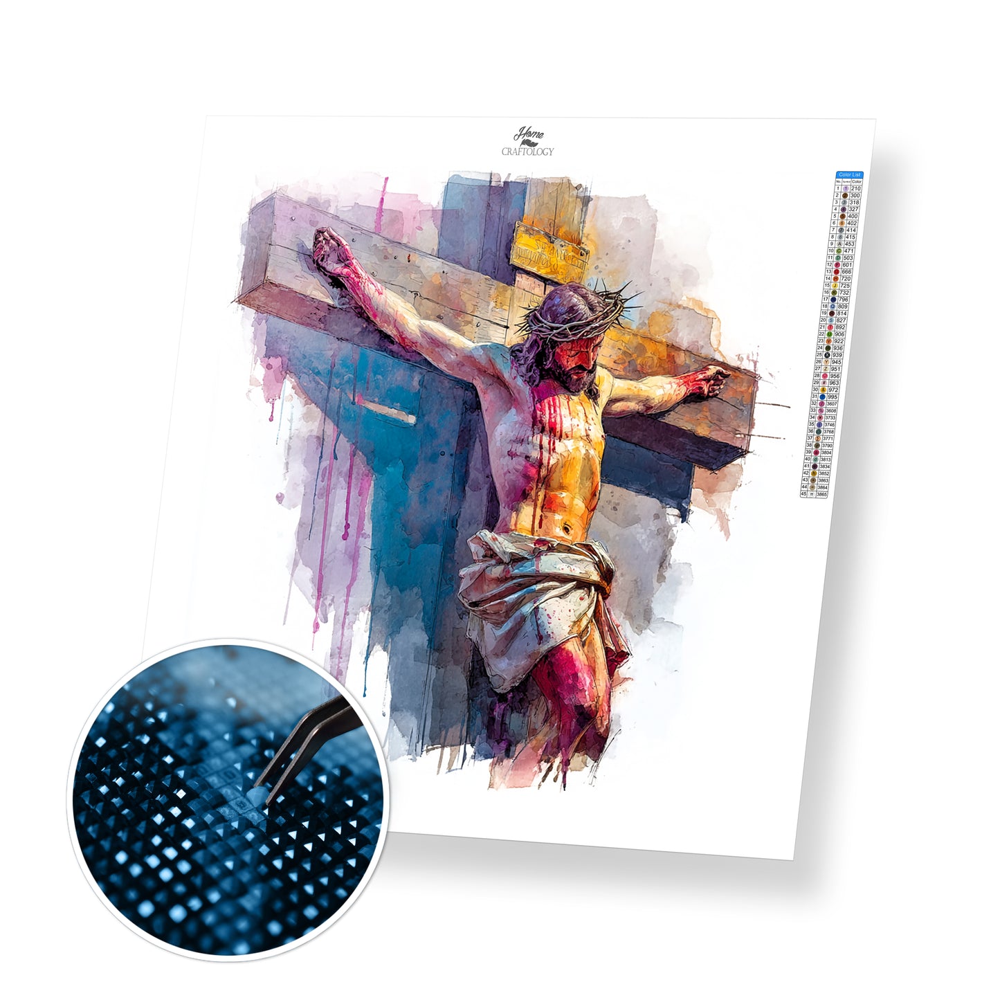 Crucifixion of Jesus - Exclusive Premium Diamond Painting Kit