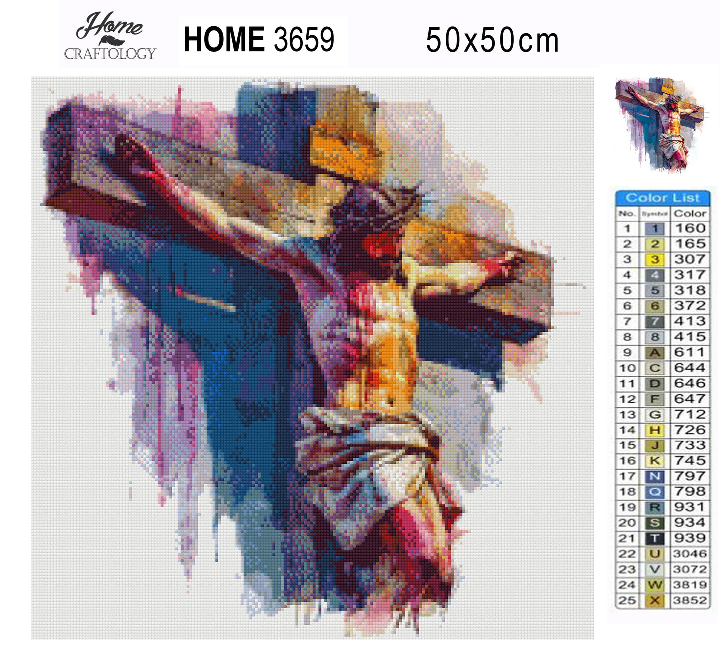 Crucifixion of Jesus - Exclusive Premium Diamond Painting Kit