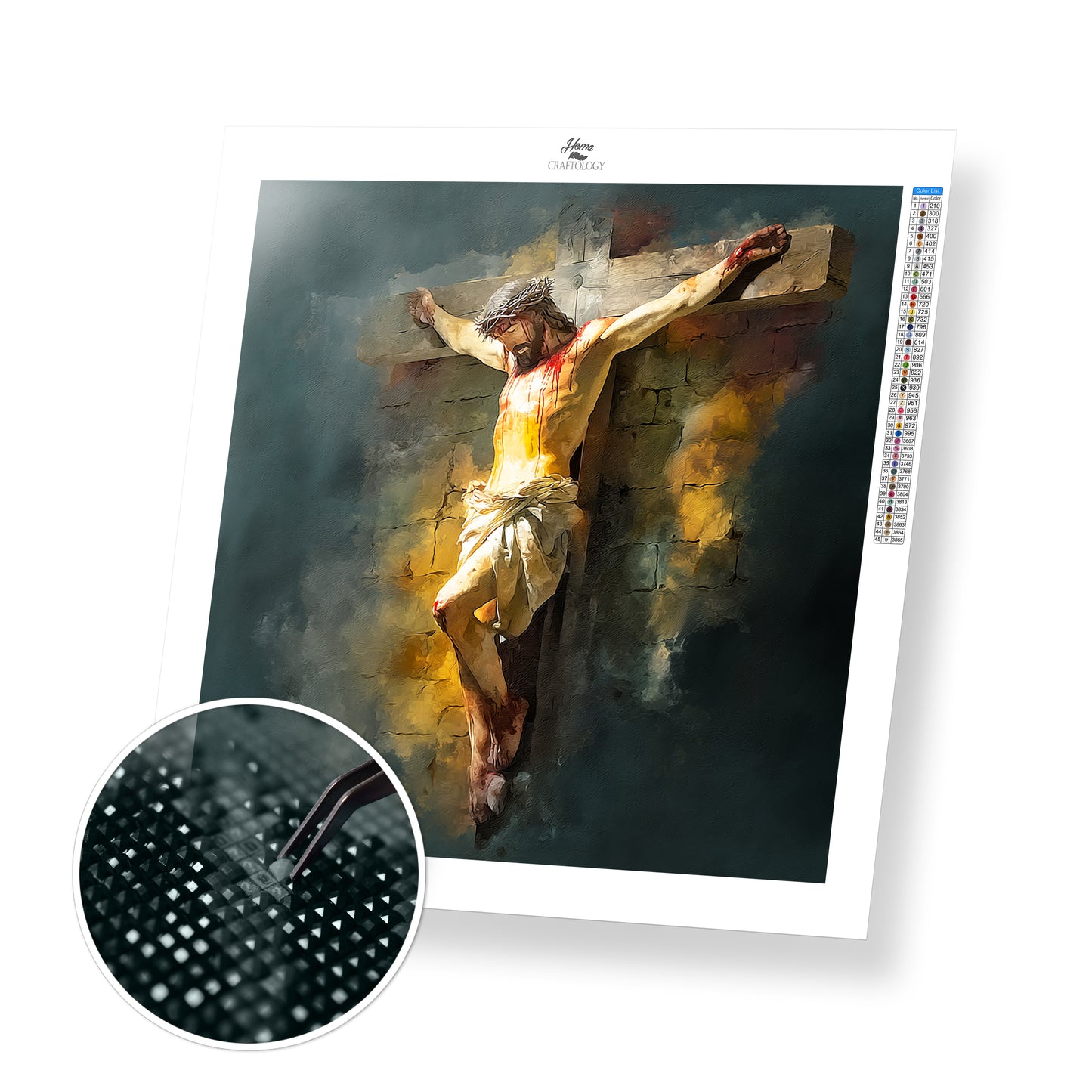 Jesus on the Cross - Exclusive Premium Diamond Painting Kit