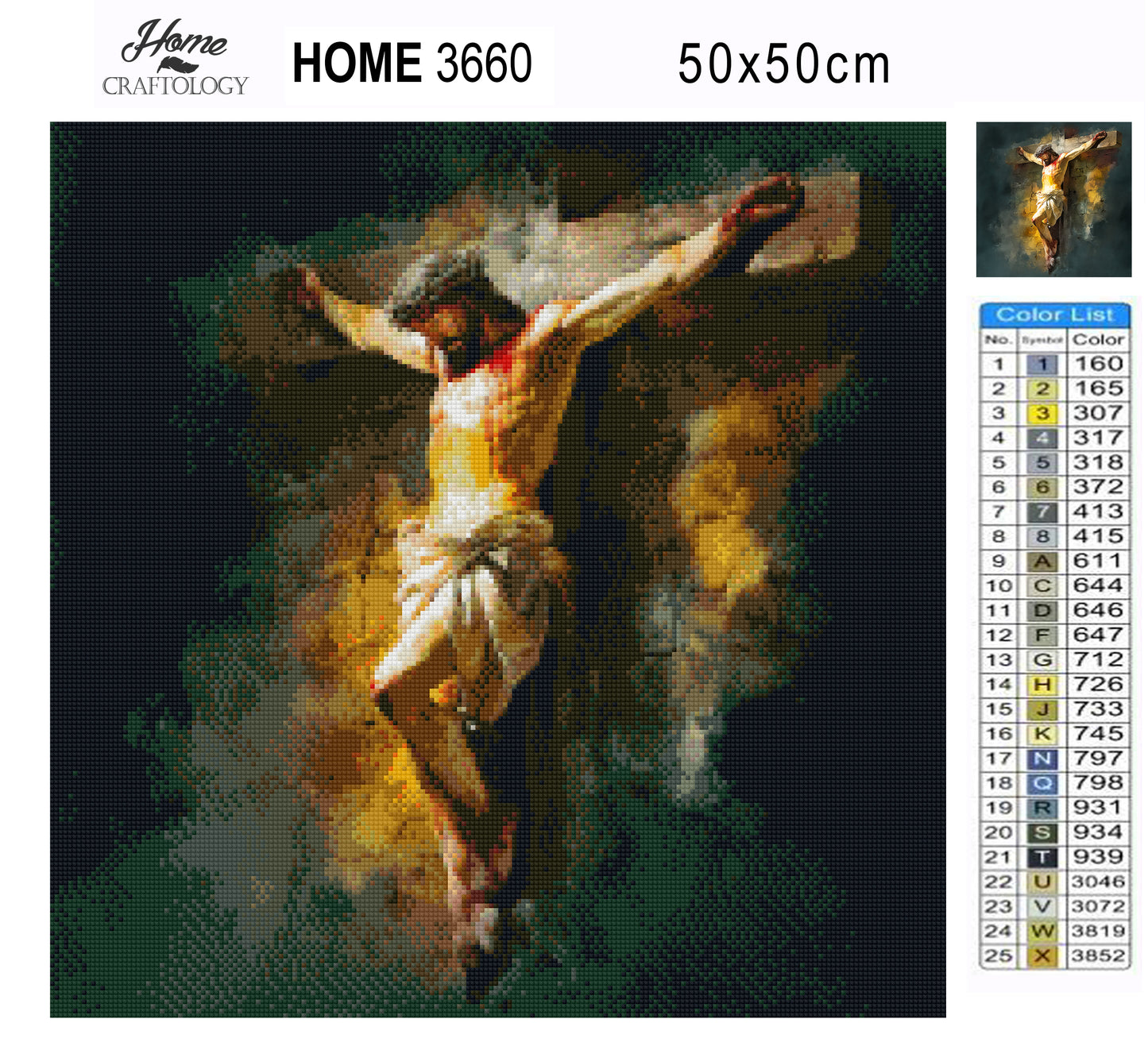Jesus on the Cross - Exclusive Premium Diamond Painting Kit