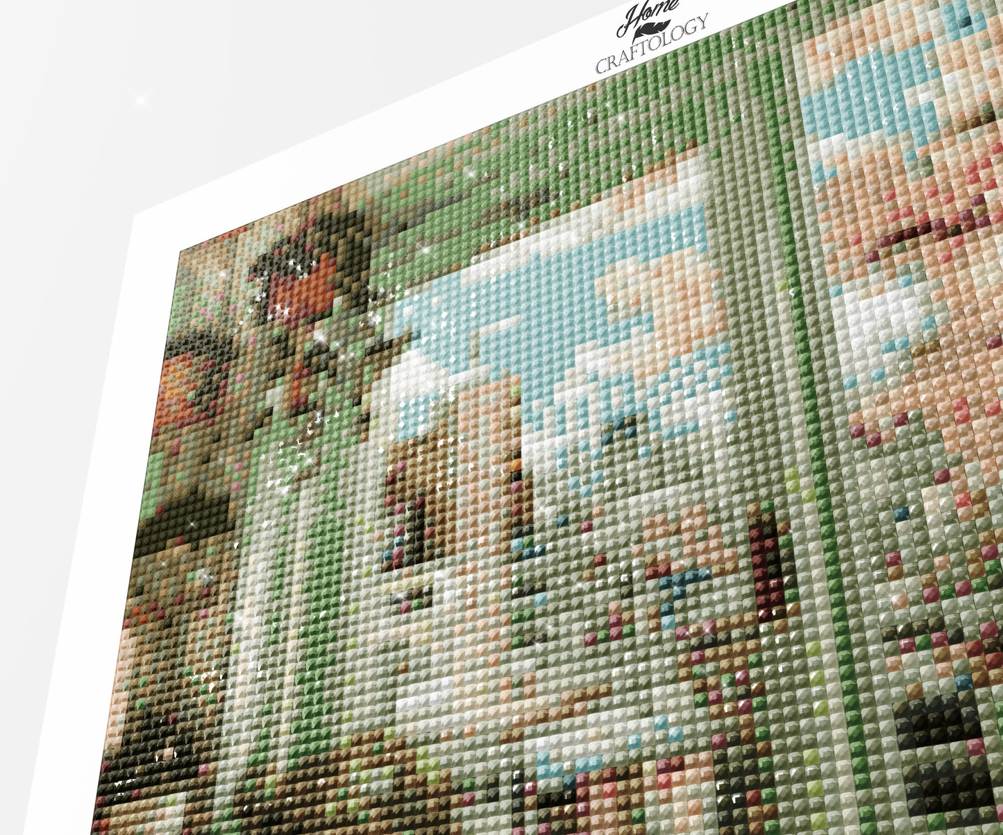 Blossoms and Breakfast by the Window - Time Limited Exclusive Diamond Painting Kit