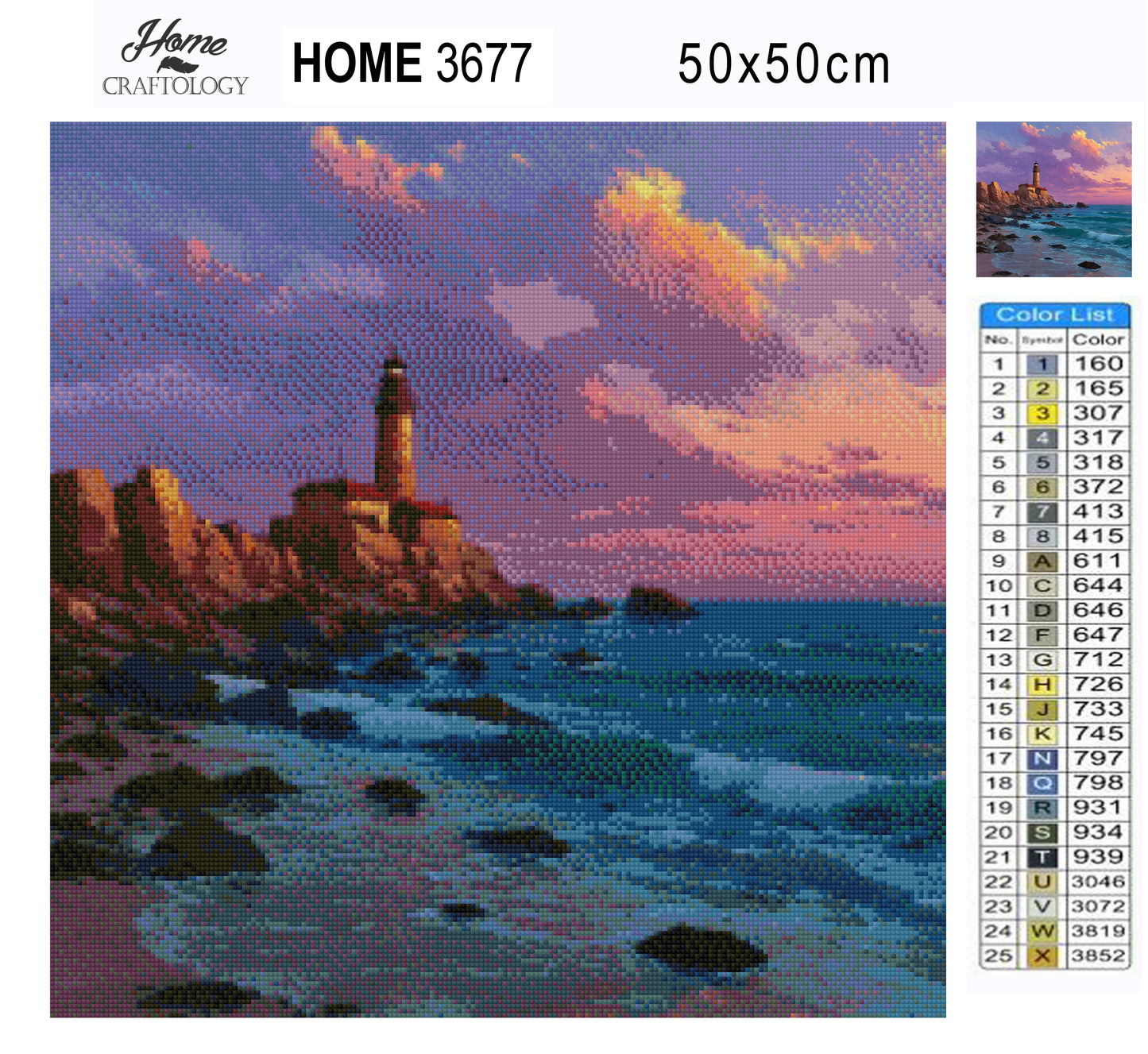 Evening by the Waves - Time Limited Exclusive Diamond Painting Kit