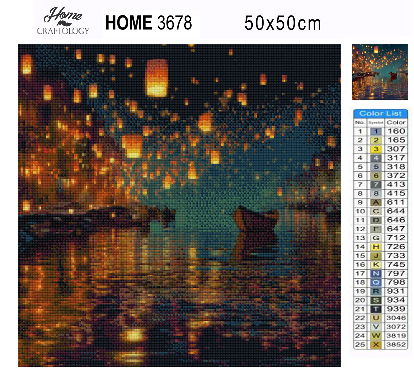 Lanterns of Love - Time Limited Exclusive Diamond Painting Kit