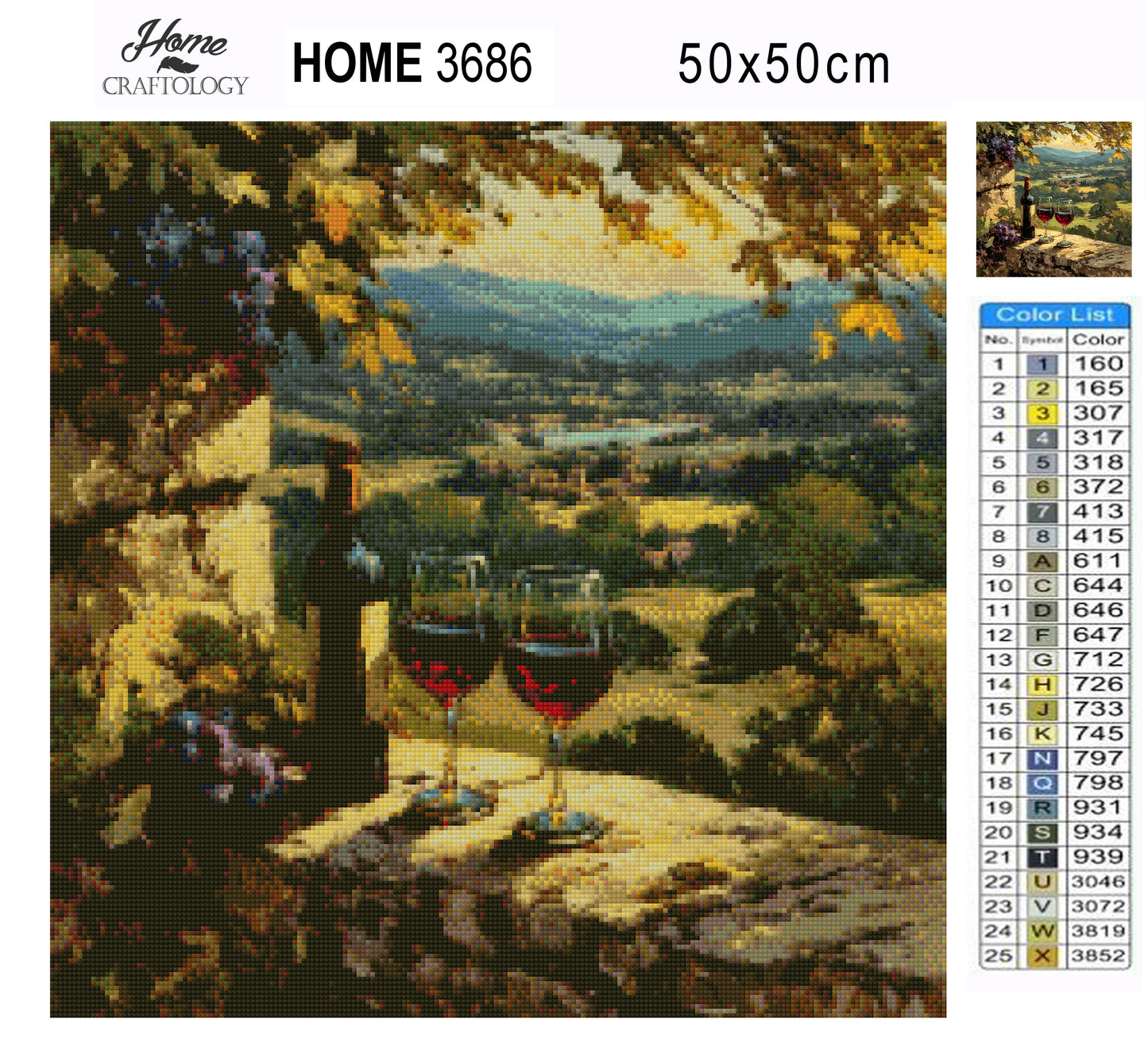 Vineyard Embrace - Time Limited Exclusive Diamond Painting Kit