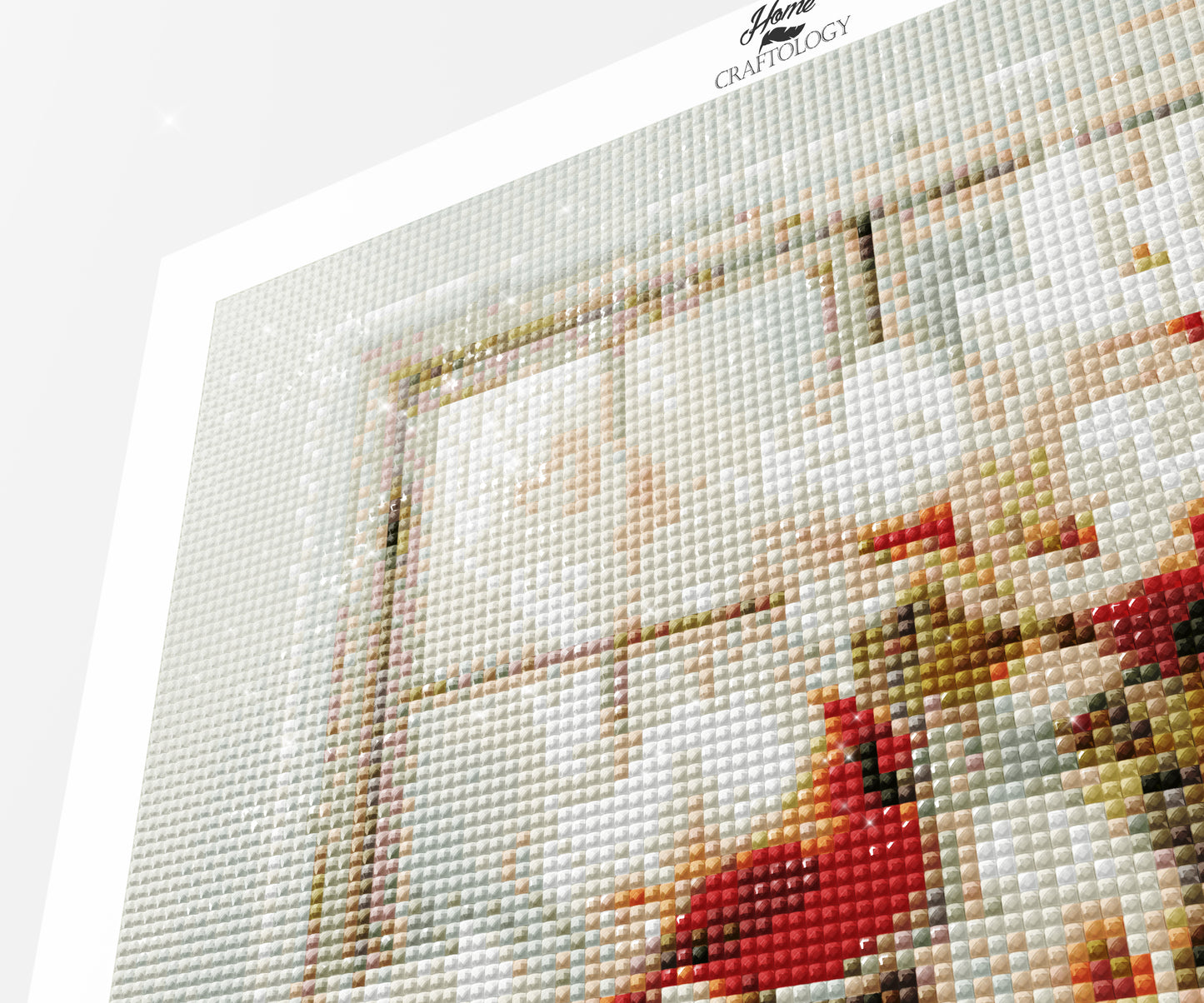 Magnolias in Bloom with Red Cardinals - Time Limited Exclusive Diamond Painting Kit