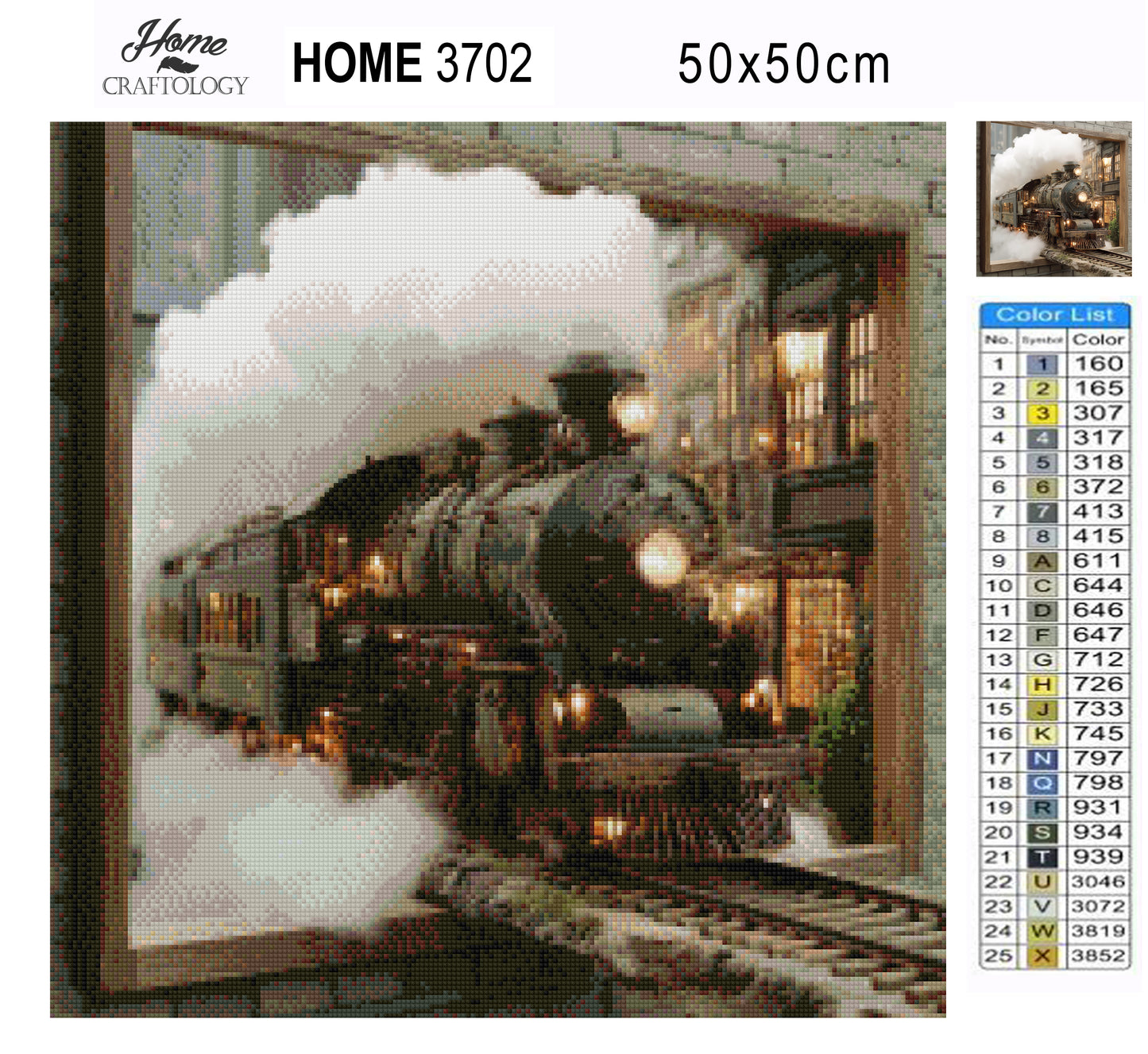 Full Steam Ahead - Time Limited Exclusive Diamond Painting Kit
