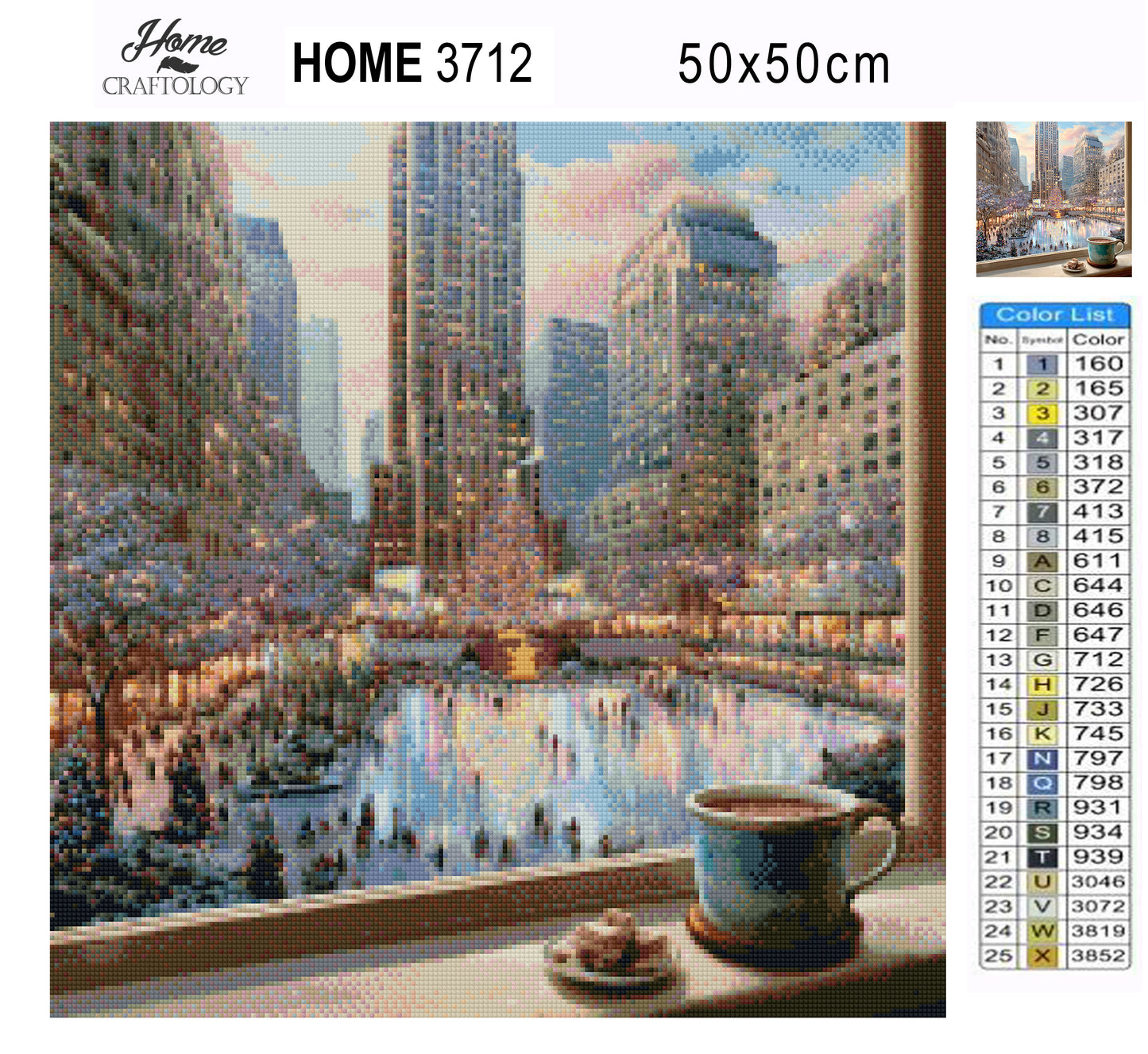 Christmas in New York City - Time Limited Exclusive Diamond Painting Kit