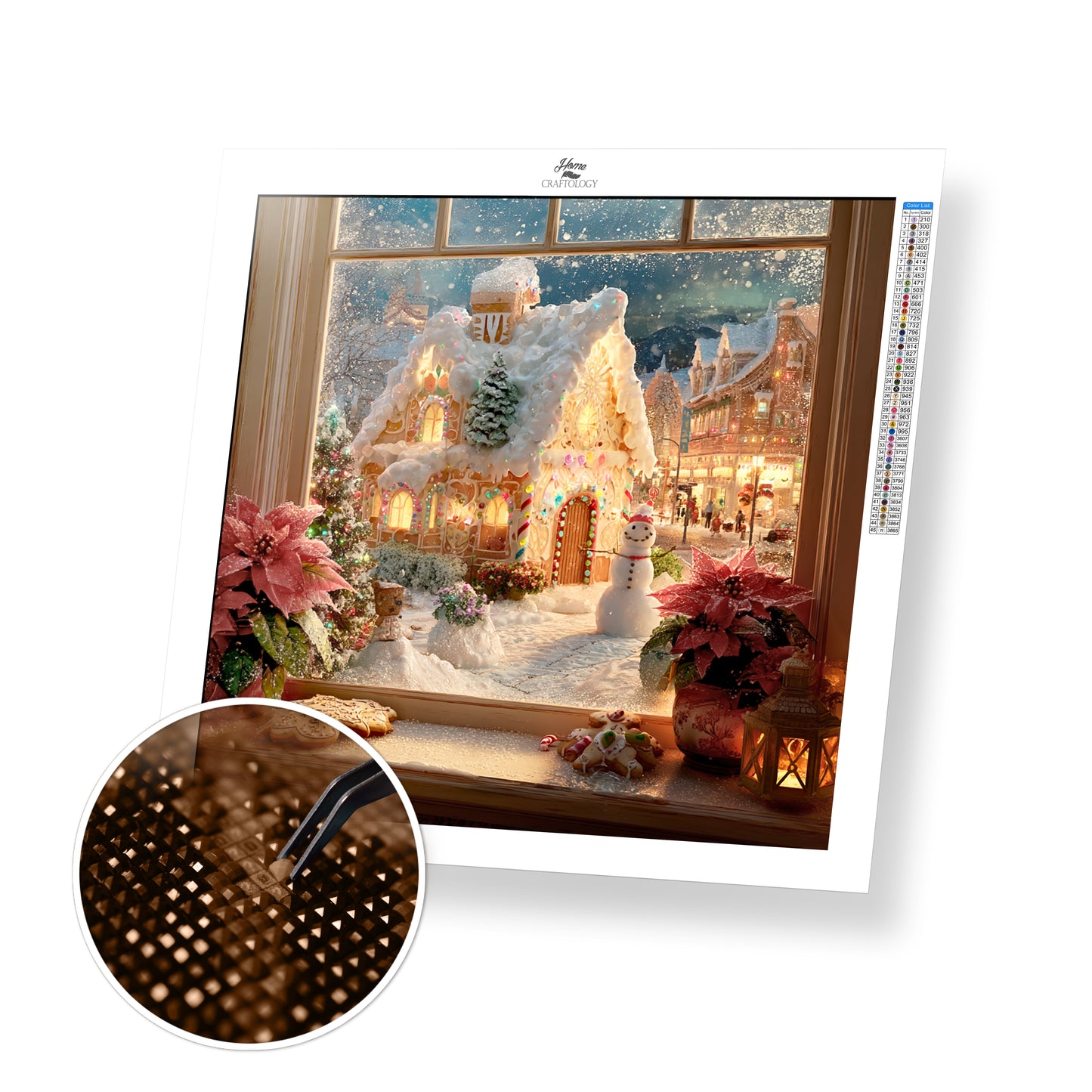 Gingerbread Dreamland - Time Limited Exclusive Diamond Painting Kit