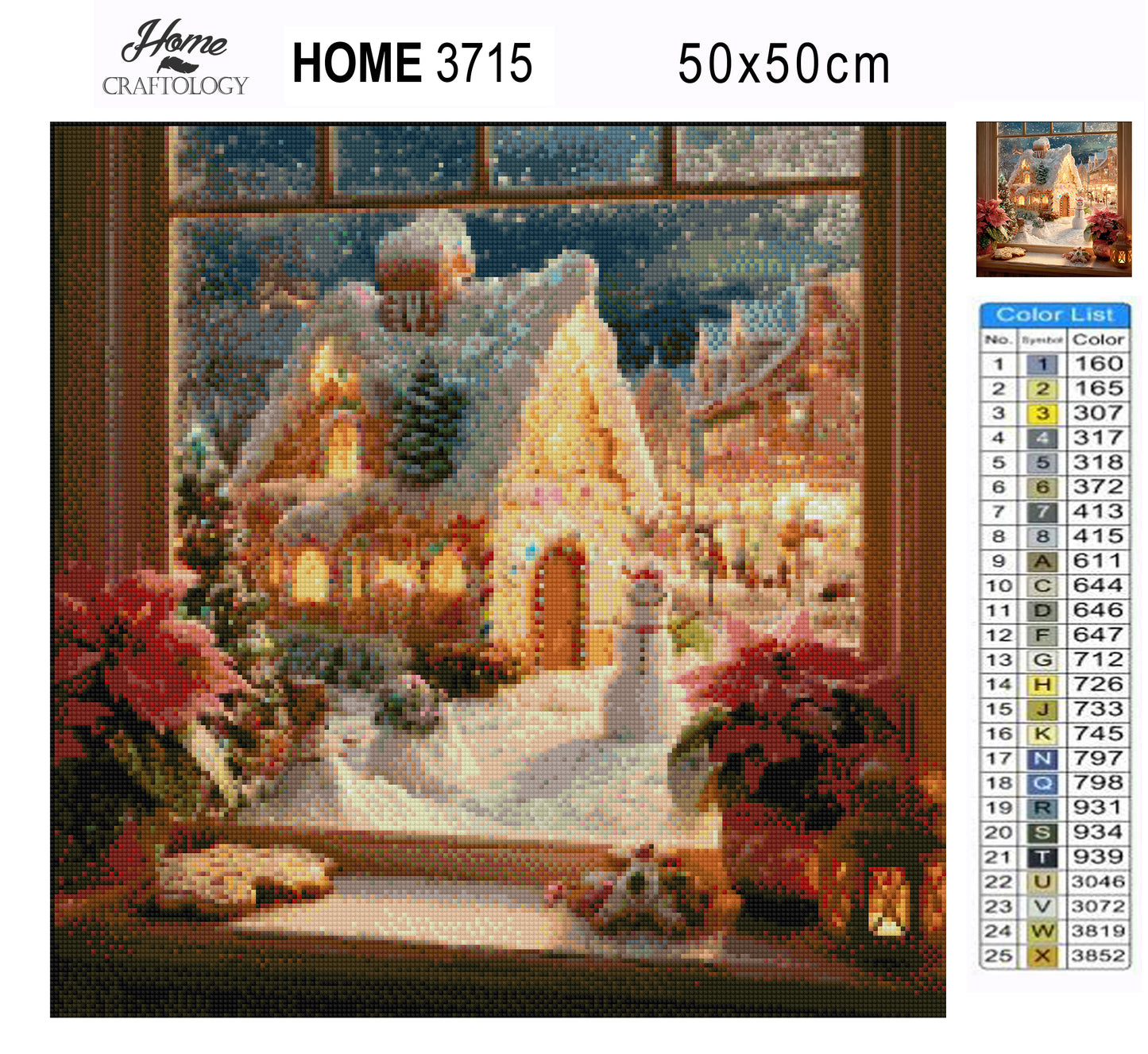 Gingerbread Dreamland - Time Limited Exclusive Diamond Painting Kit