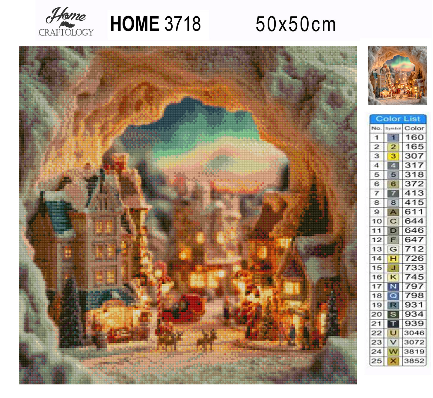 North Pole Toy Scene - Time Limited Exclusive Diamond Painting Kit