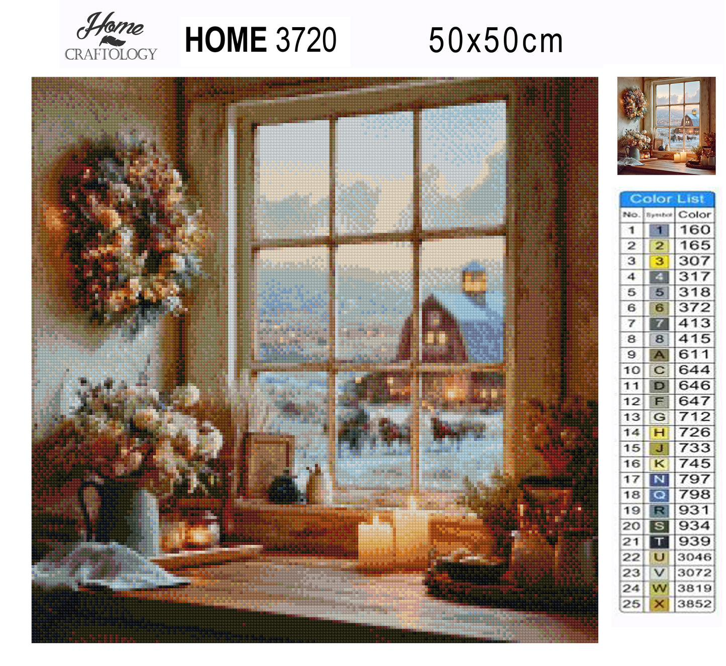 Rustic Farmhouse Christmas - Time Limited Exclusive Diamond Painting Kit