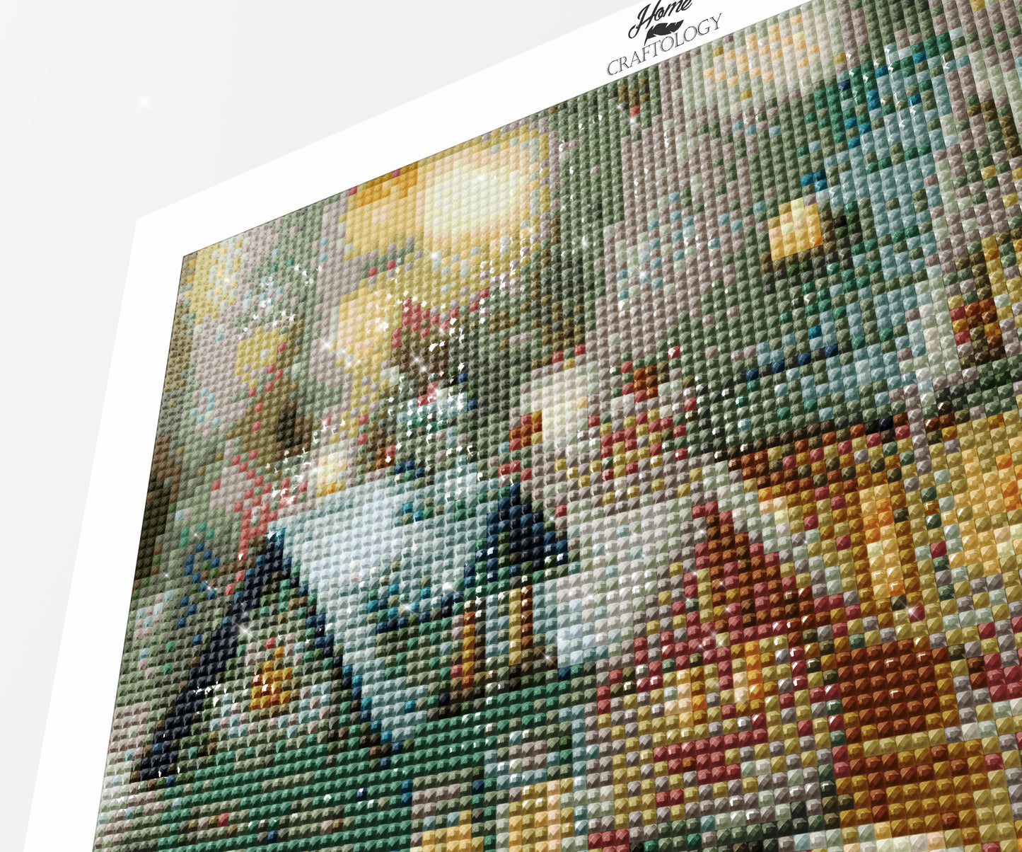 Toy Train Village - Time Limited Exclusive Diamond Painting Kit