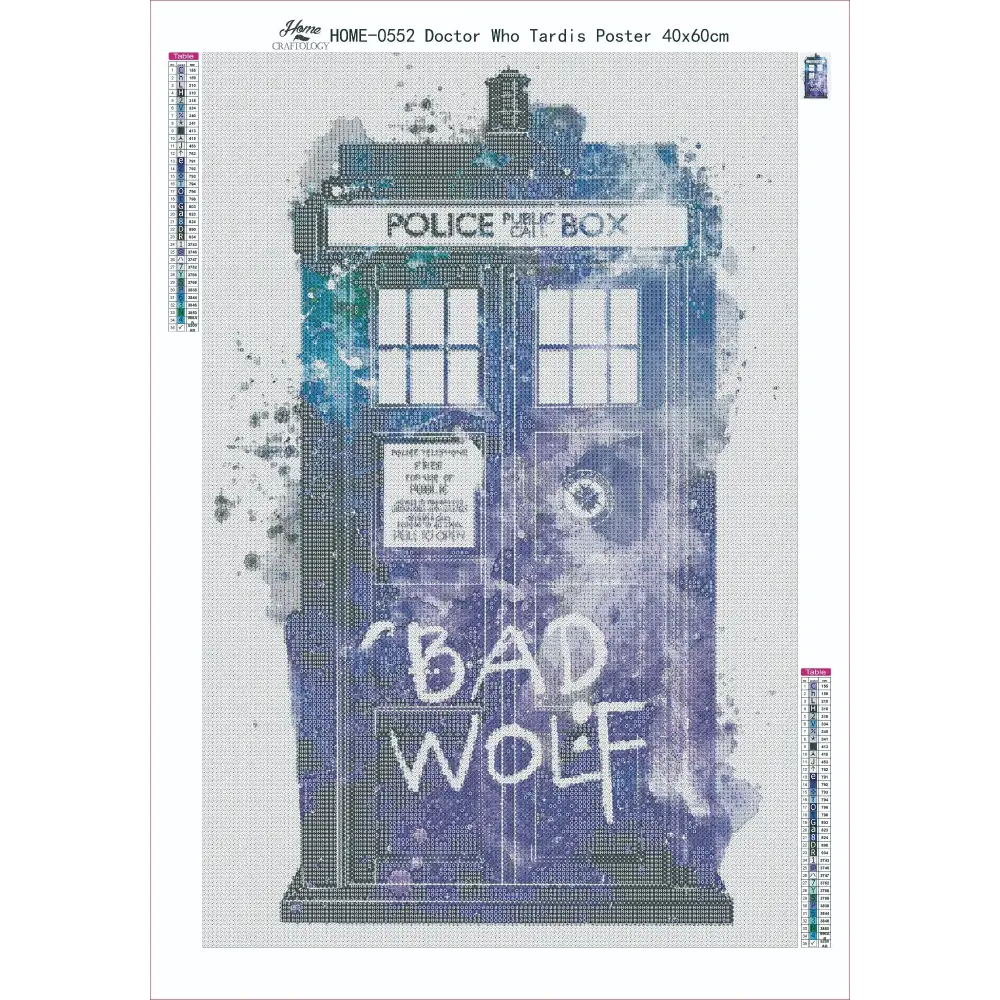 AB Police Box - Premium Diamond Painting Kit - Diamond Painting Kit