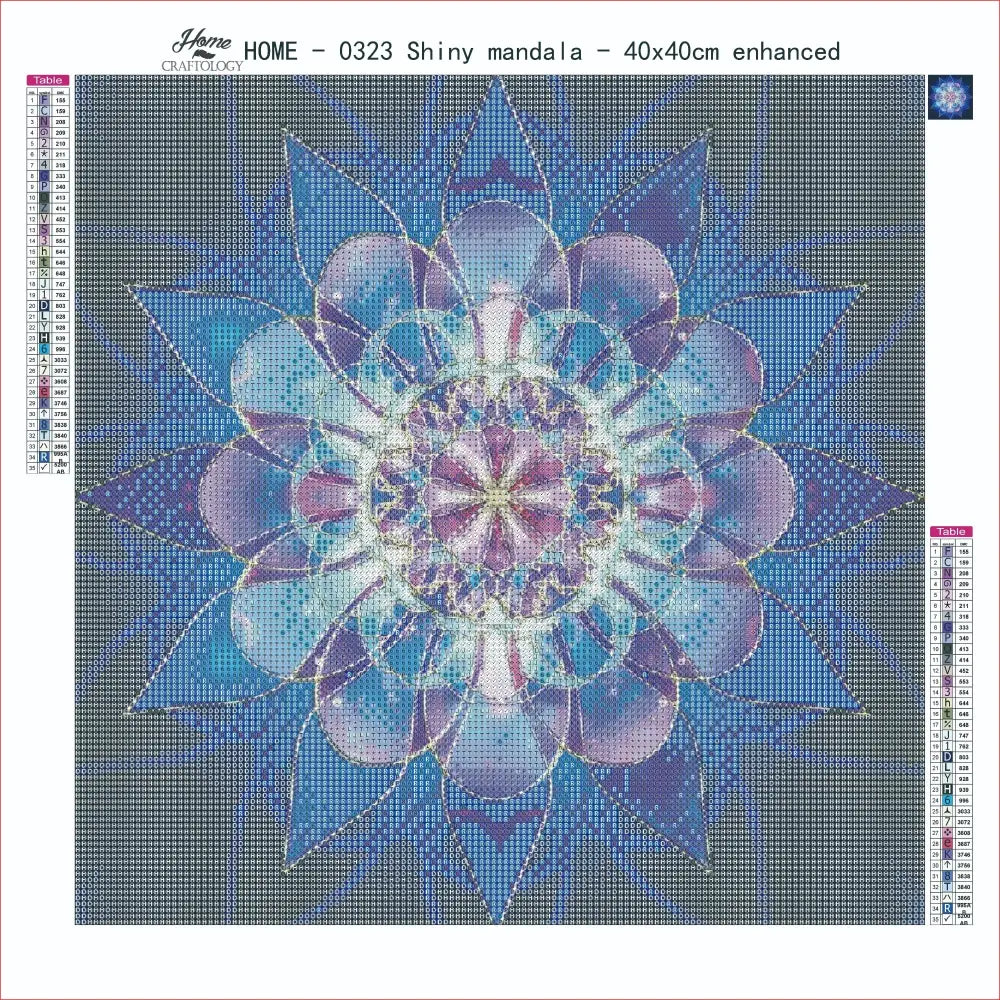 AB Shiny Mandala - Premium Diamond Painting Kit - Diamond Painting Kit