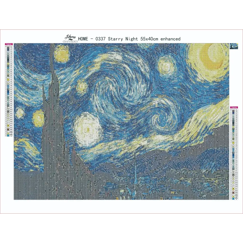 AB Starry Night - Premium Diamond Painting Kit - Diamond Painting Kit