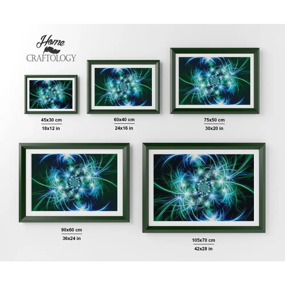 Abstract Fireworks - Premium Diamond Painting Kit - Diamond Painting Kit