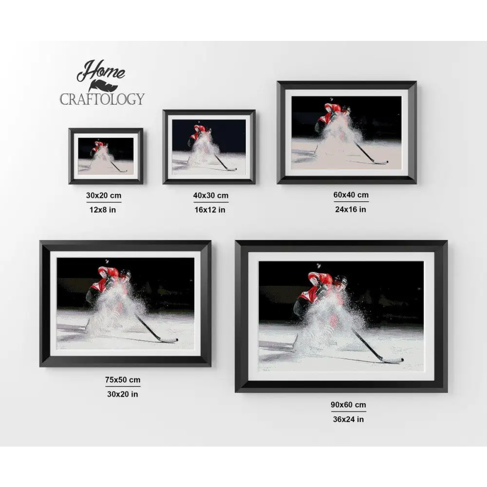 Action Shot - Premium Diamond Painting Kit - Diamond Painting Kit