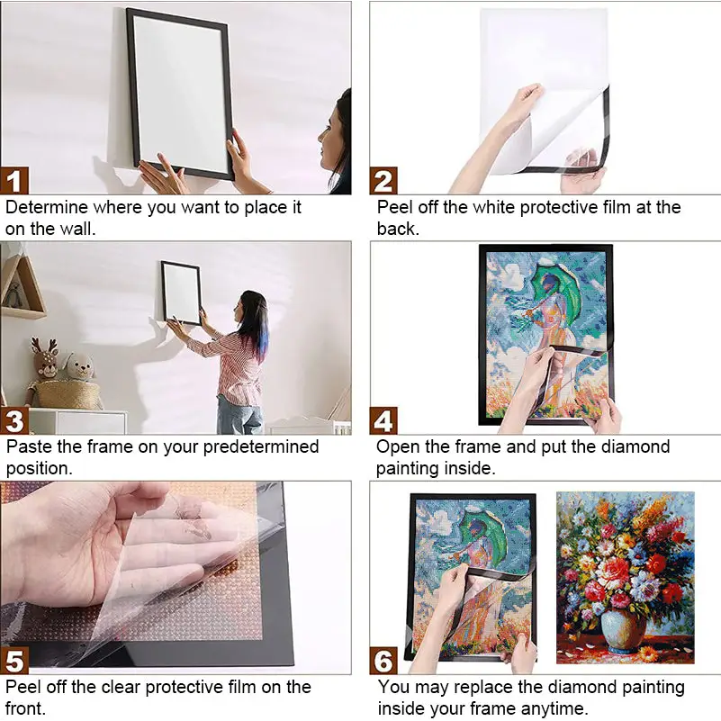 Adhesive Magnetic Frame - Diamond Painting Accessory