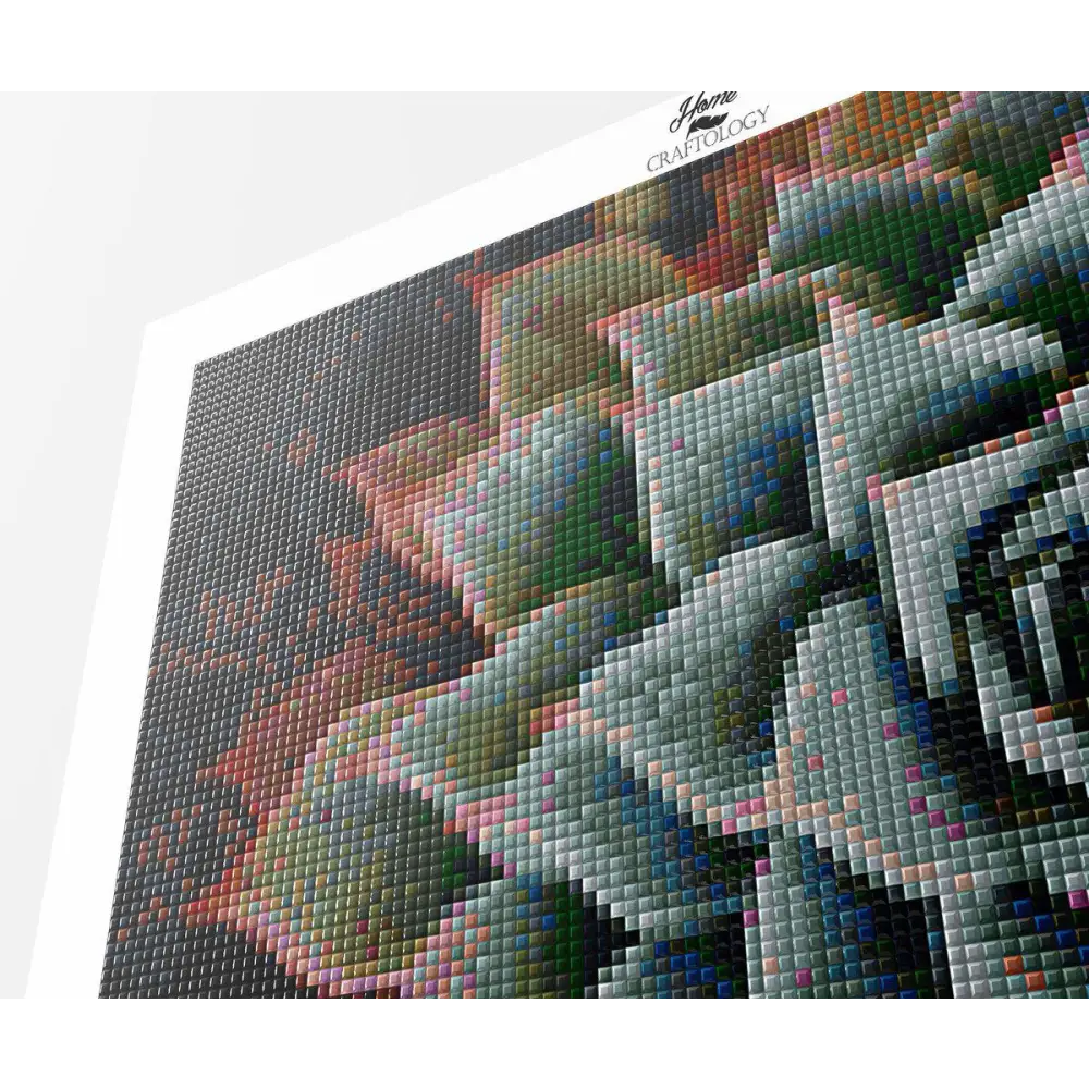 Afterglow Succulent - Premium Diamond Painting Kit - Diamond Painting Kit