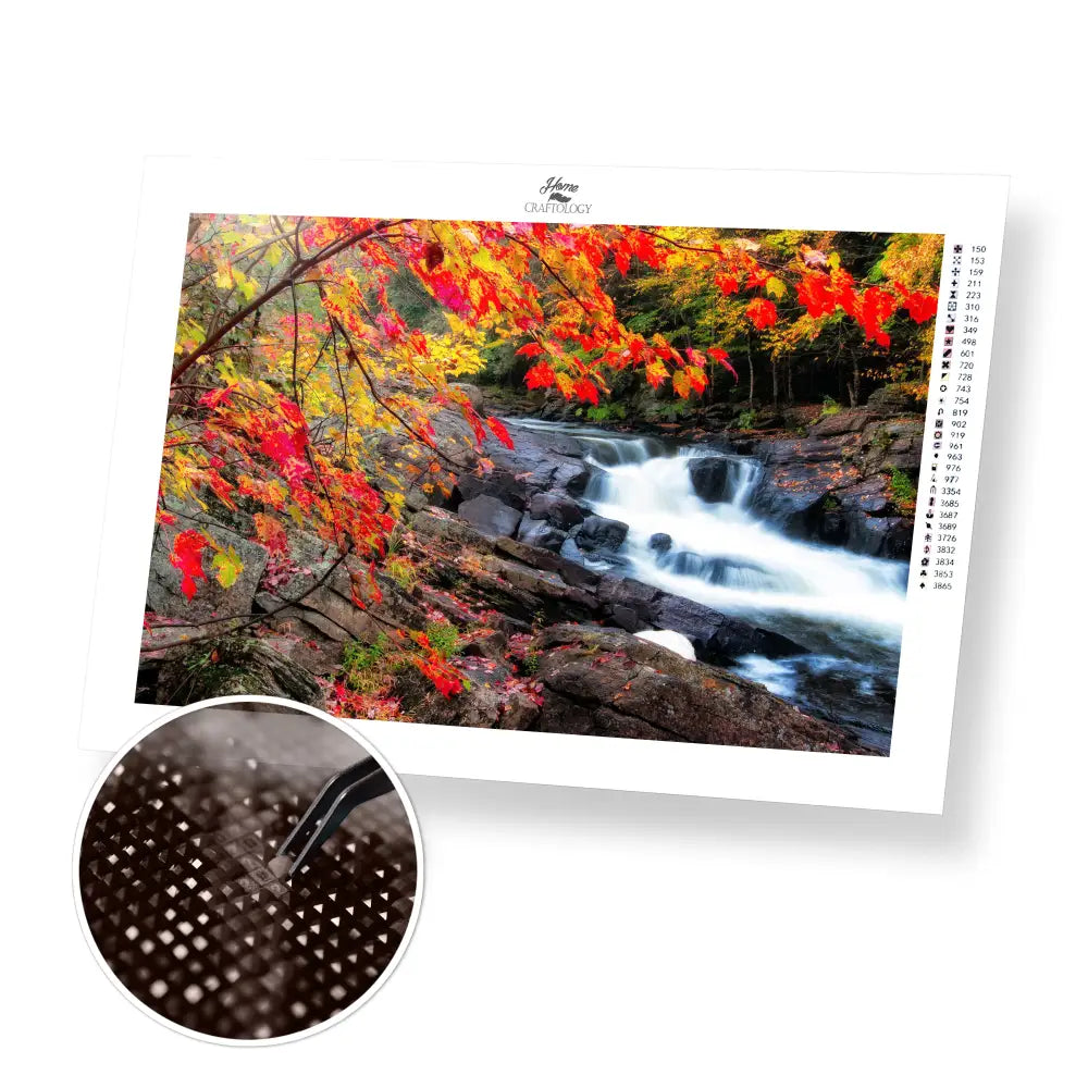 Algonquin Park - Premium Diamond Painting Kit - 45x30cm / 18x12’’ / Square (Most Popular) - Diamond Painting Kit